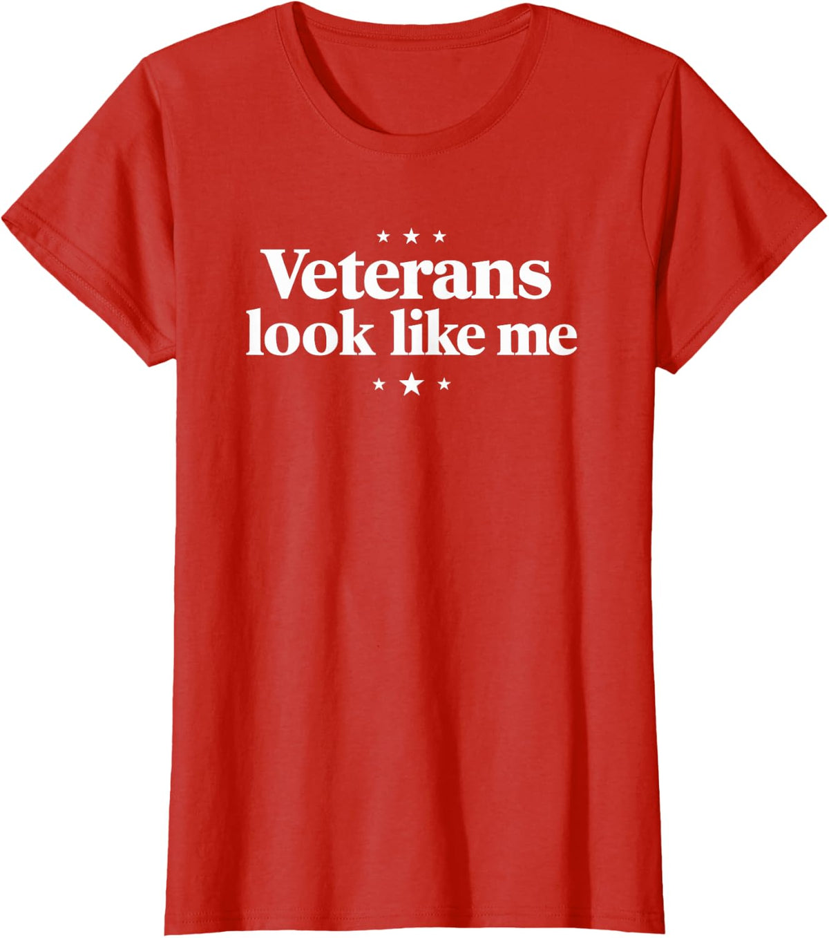 VETERANS LOOK LIKE ME | Military Appreciation T-Shirt - Red
