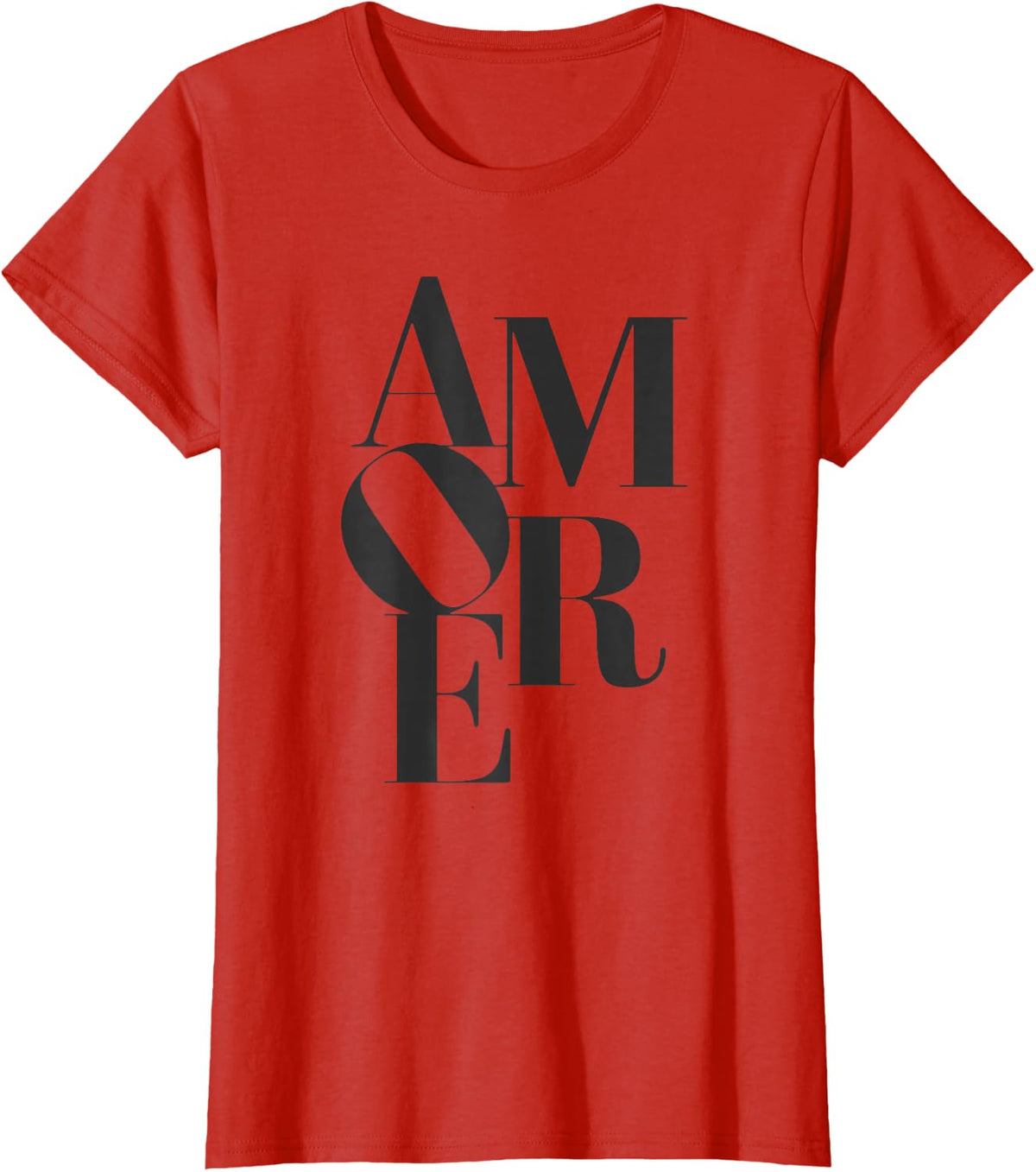 Amore - Romantic Love Passion Italian Gift T-Shirt - Red