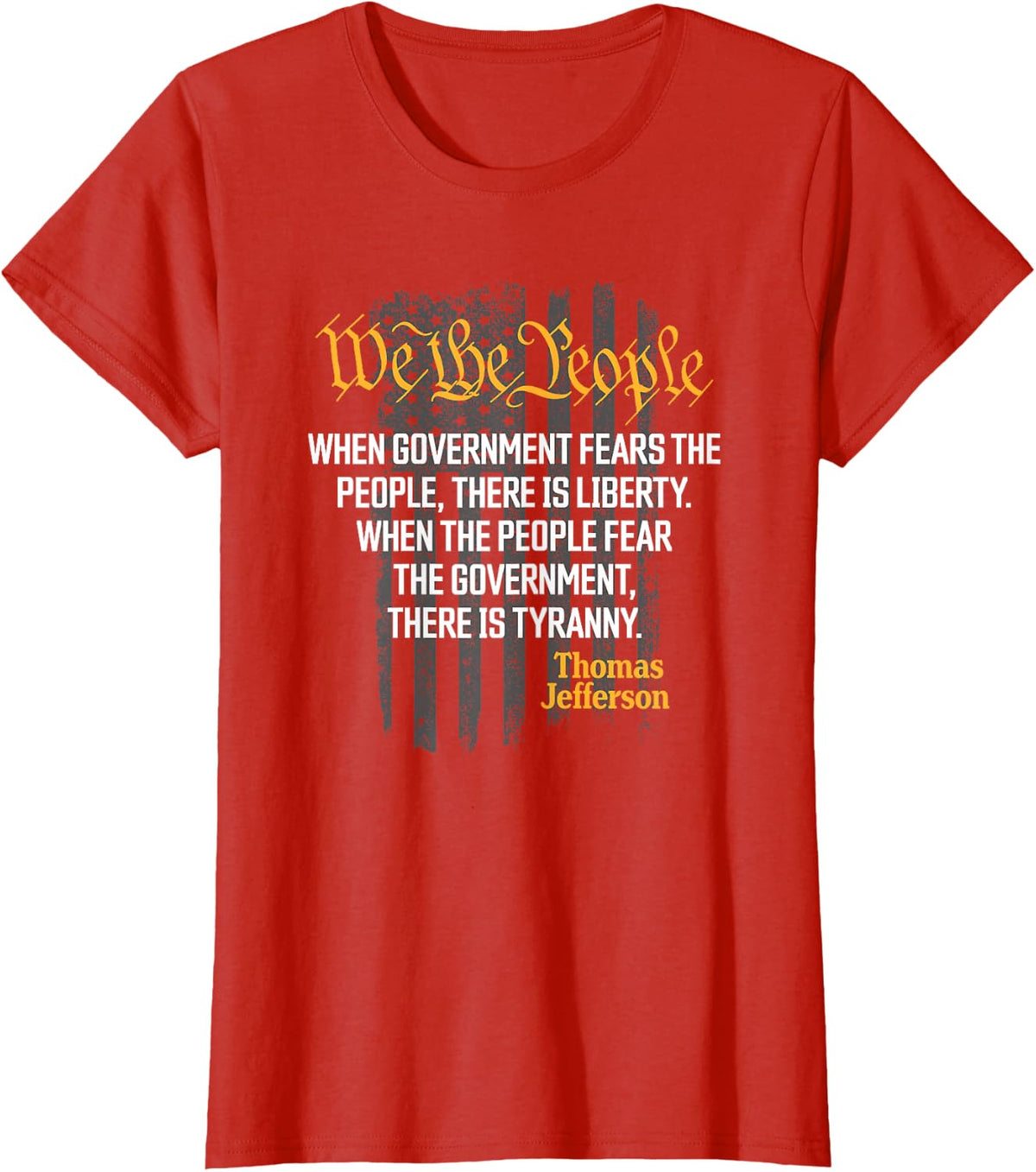 Quotes T-Shirt - Red