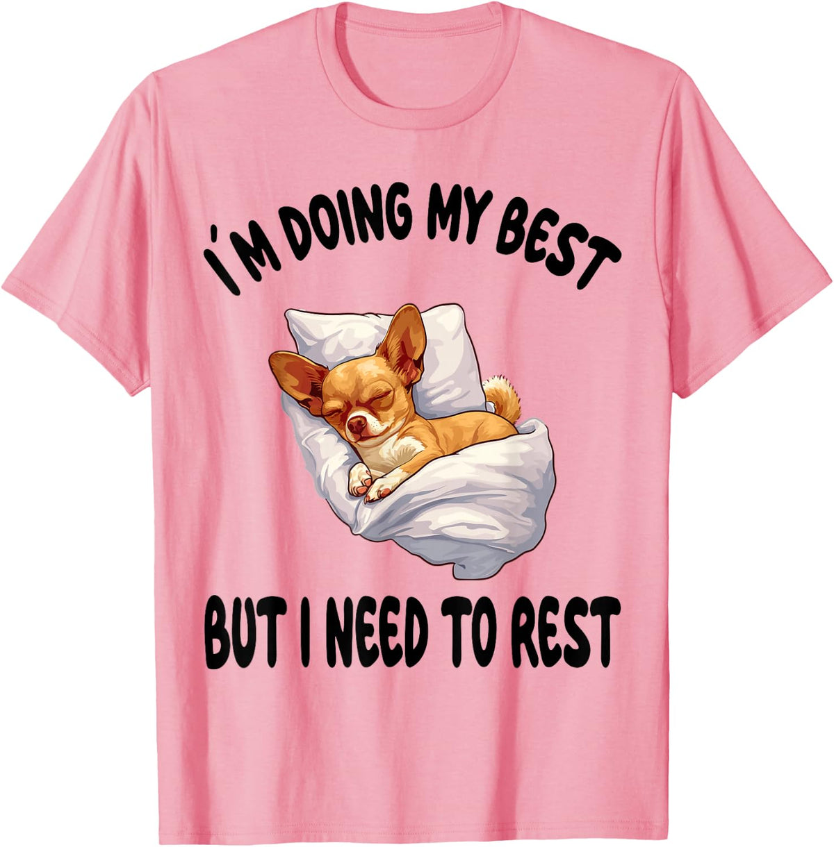 Chihuahua Chiwawa Official Sleepshirt Pajamas Nightgown T-Shirt - Pink