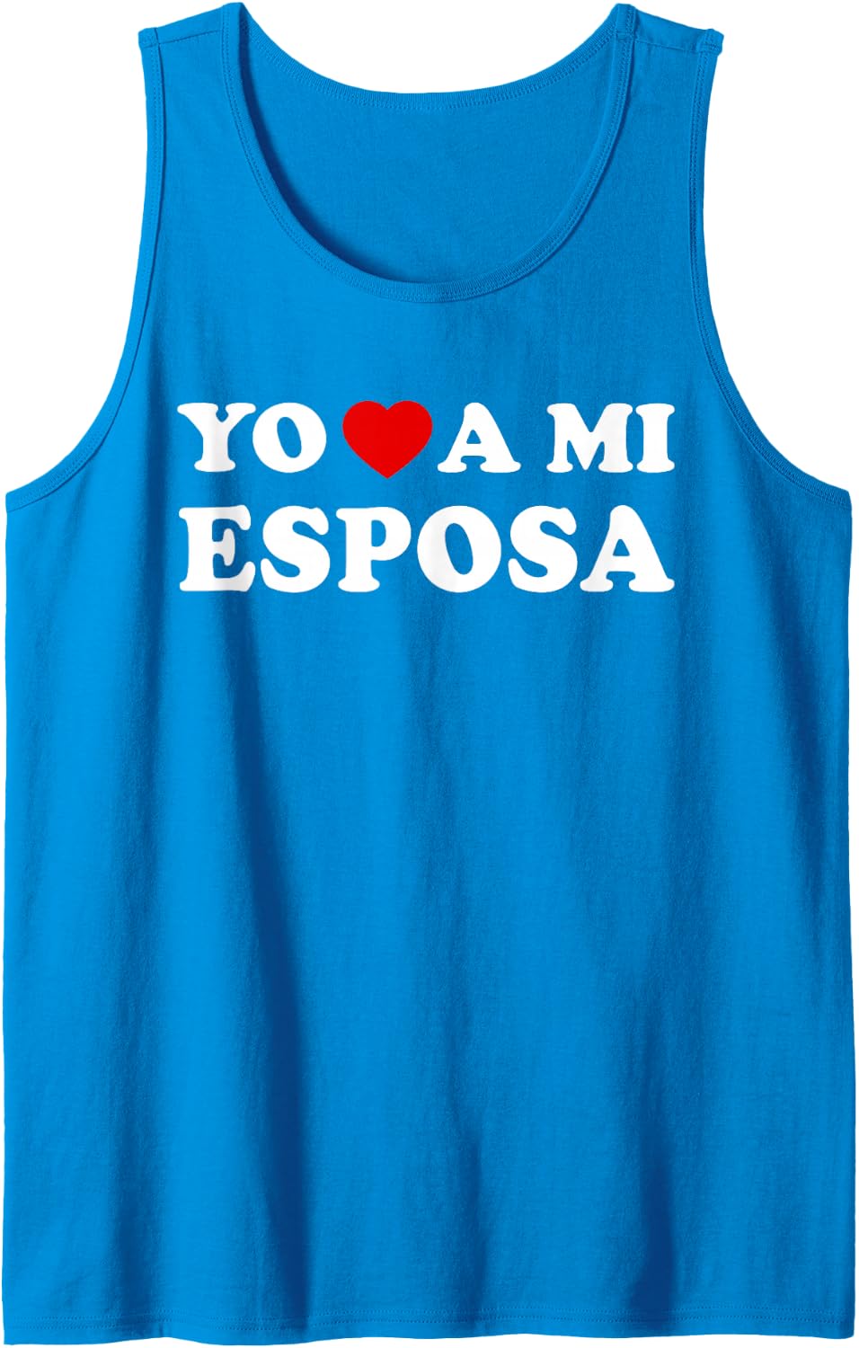 Yo Amo A Mi Esposa Spanish Wife Love Tank Top - Sapphire Blue