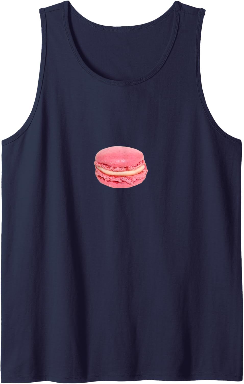 French Macaron Tank Top - Navy Blue