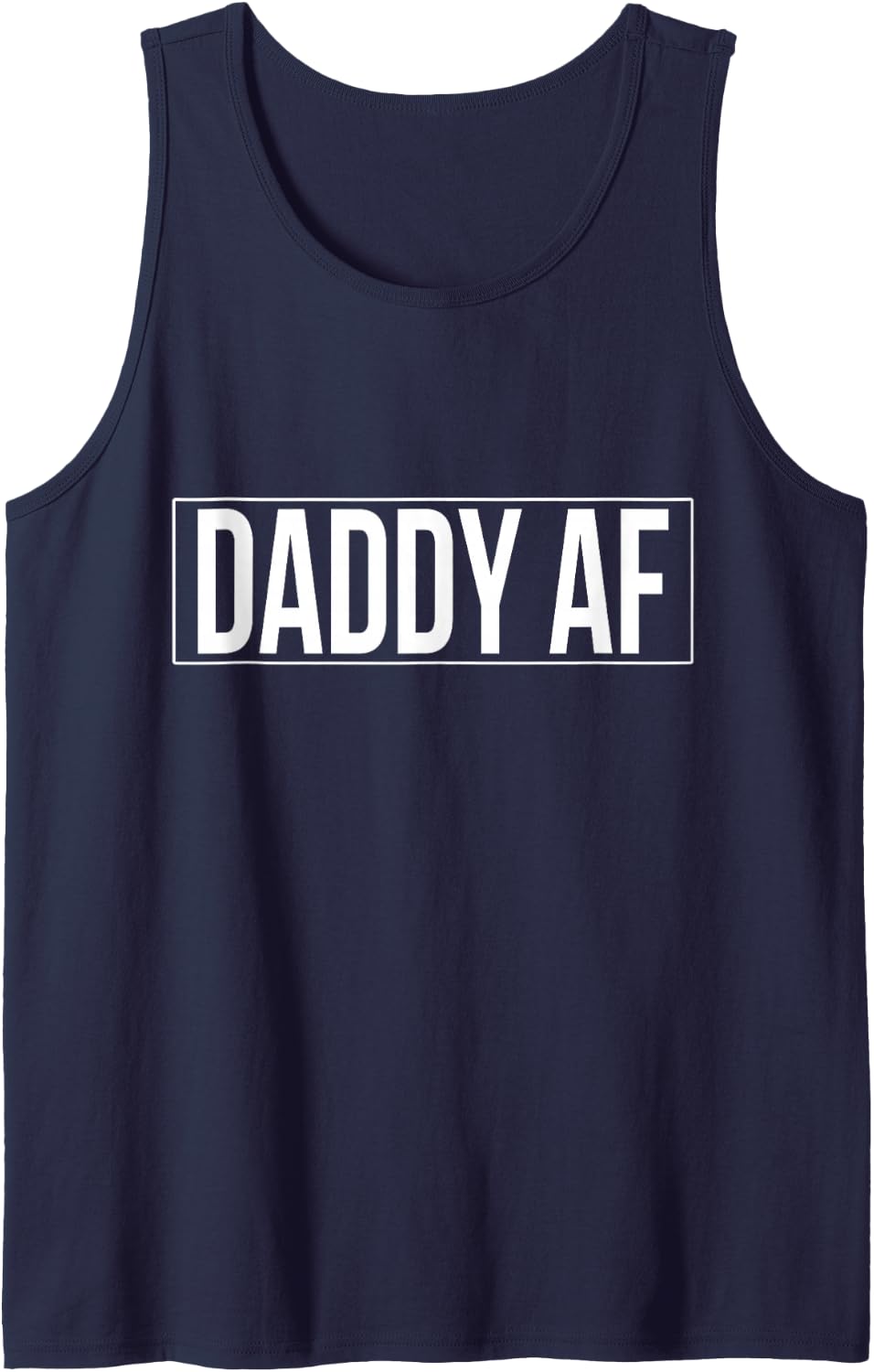 Daddy AF Tank Top - Navy Blue
