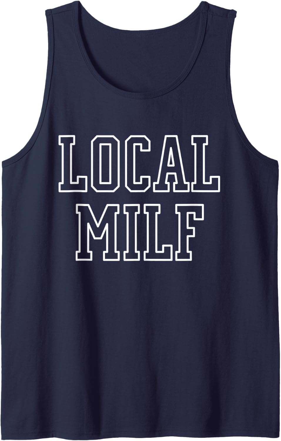 Local MILF Tank Top - Navy Blue