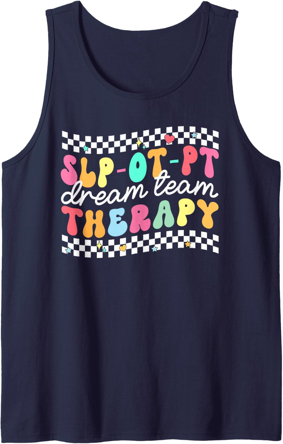 Week 2025 Sleeveless Tank Top - Navy Blue
