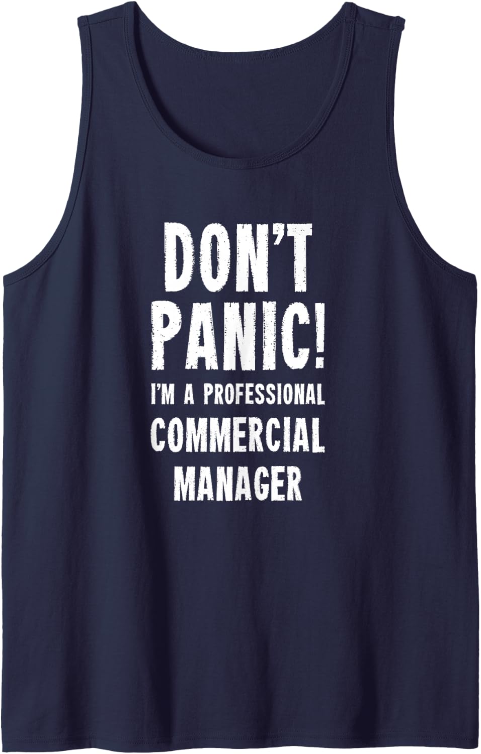Commercial Manager Tank Top - Navy Blue