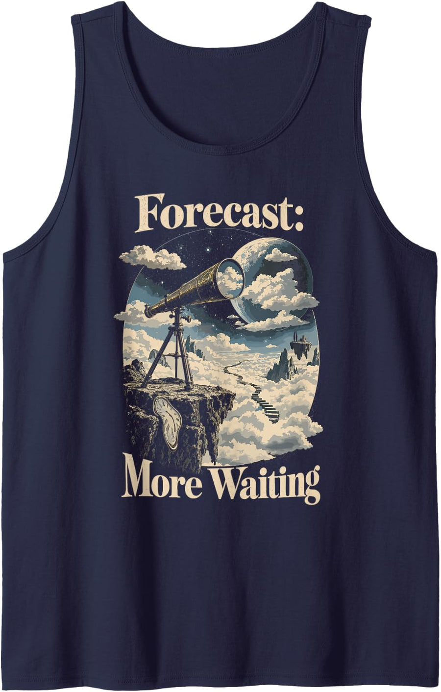 Funny Astronomy Space Nerd - Astronomy Lovers Stargazing Sleeveless Tank Top - Navy Blue