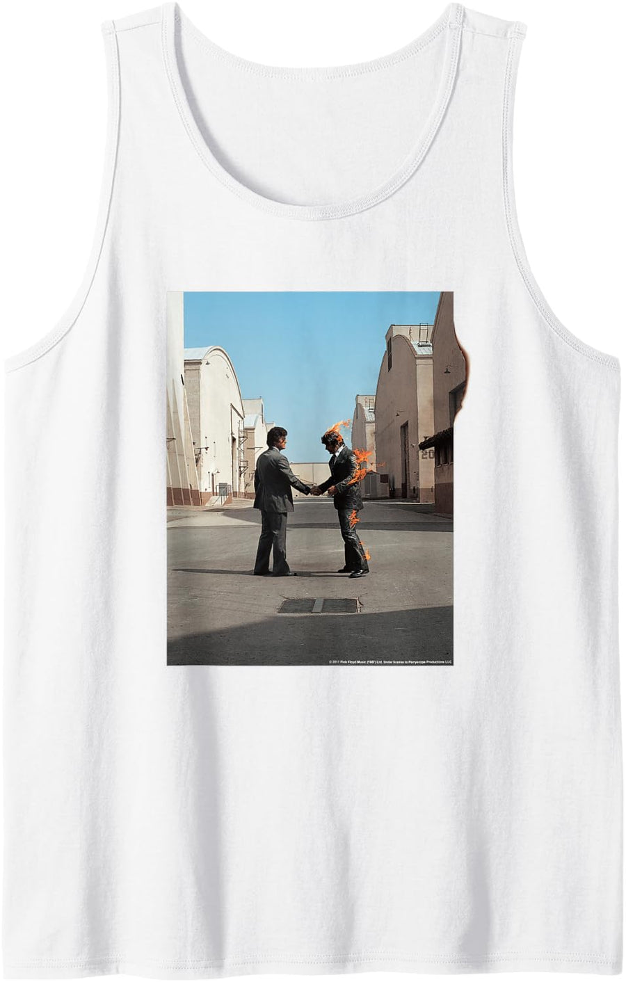 PINK FLOYD WISH YOU WERE HERE Tank Top - White