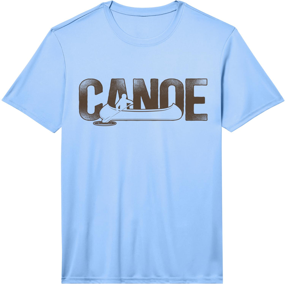 Canoe Canoeing Vintage Canoe Performance T-Shirt - Light Blue