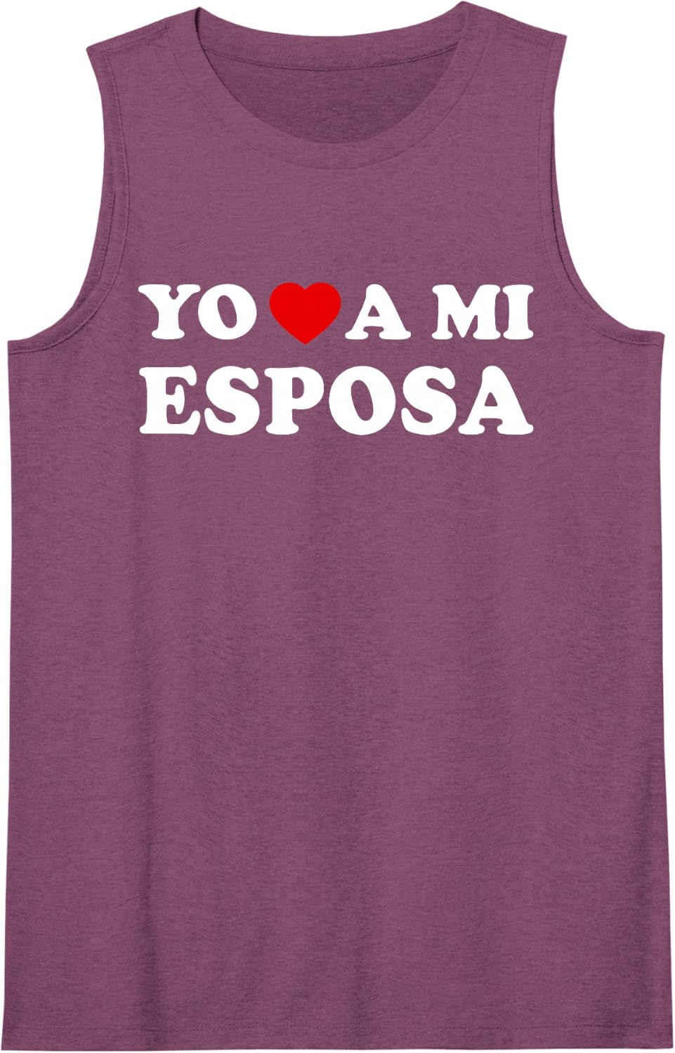 Yo Amo A Mi Esposa Spanish Wife Love Tank Top - Purple