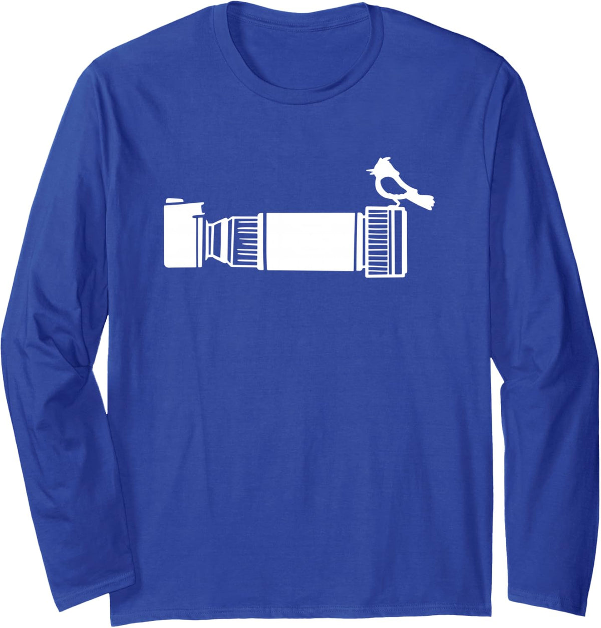 Bird Watcher, Nature Photography, Animal Photography Long Sleeve T-Shirt - Adult Unisex Royal Blue