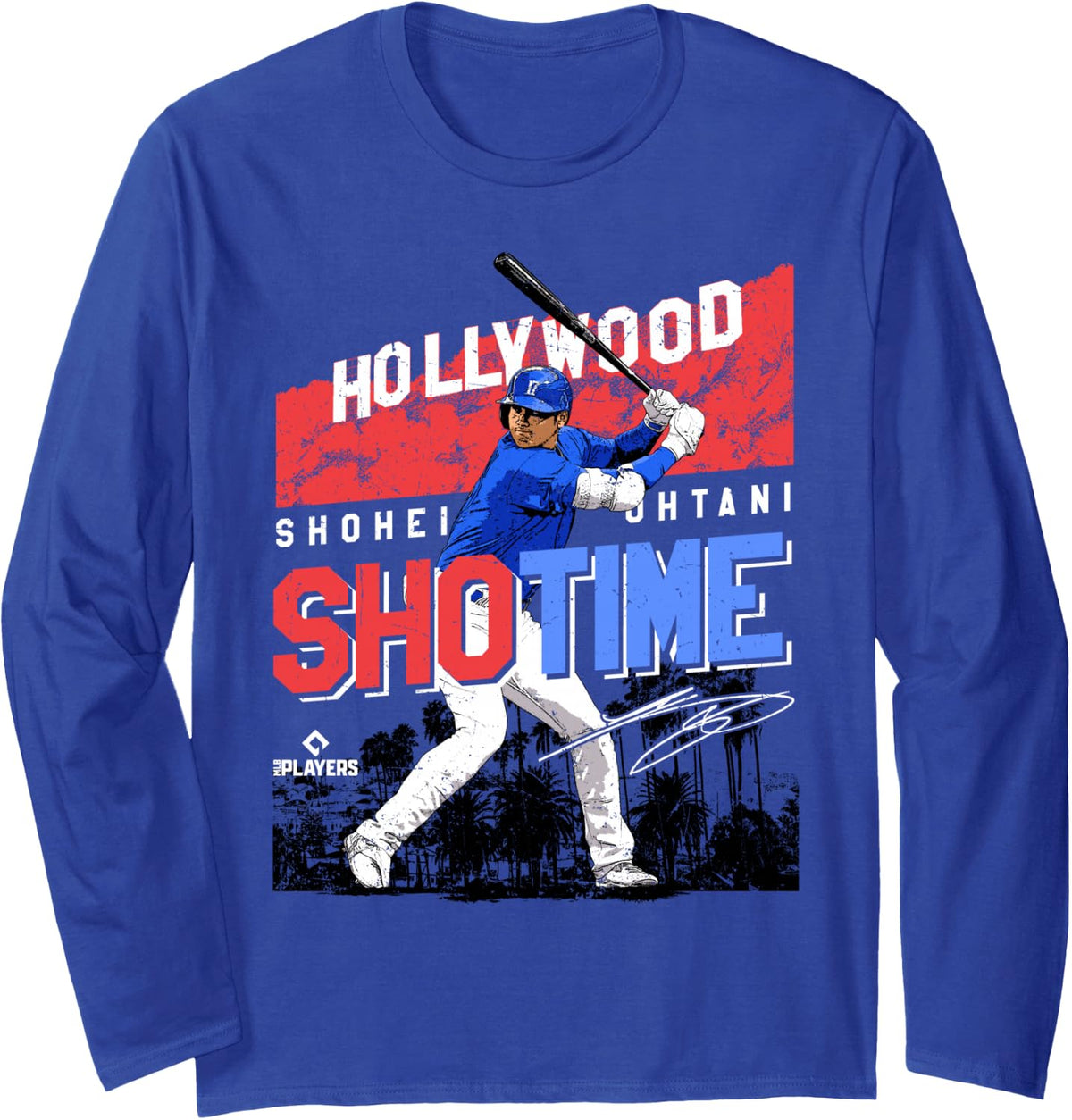 Shohei Ohtani | Los Angeles Baseball MLB Player | MLBOHT3003 Long Sleeve T-Shirt - Adult Unisex Royal Blue