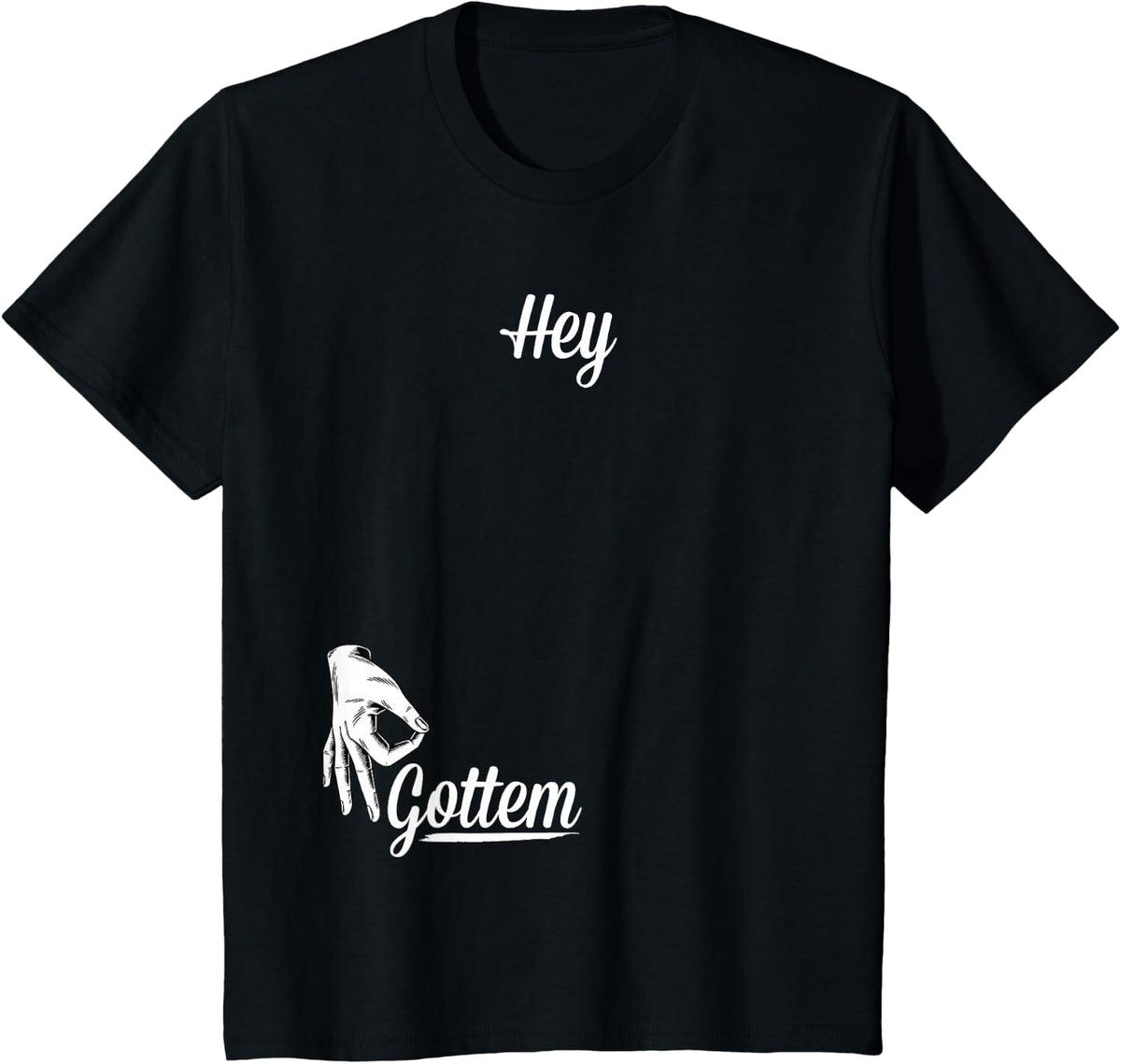Gottem | Meme Funny Urban Pop Culture Slang Quote Graphic T-Shirt - Black