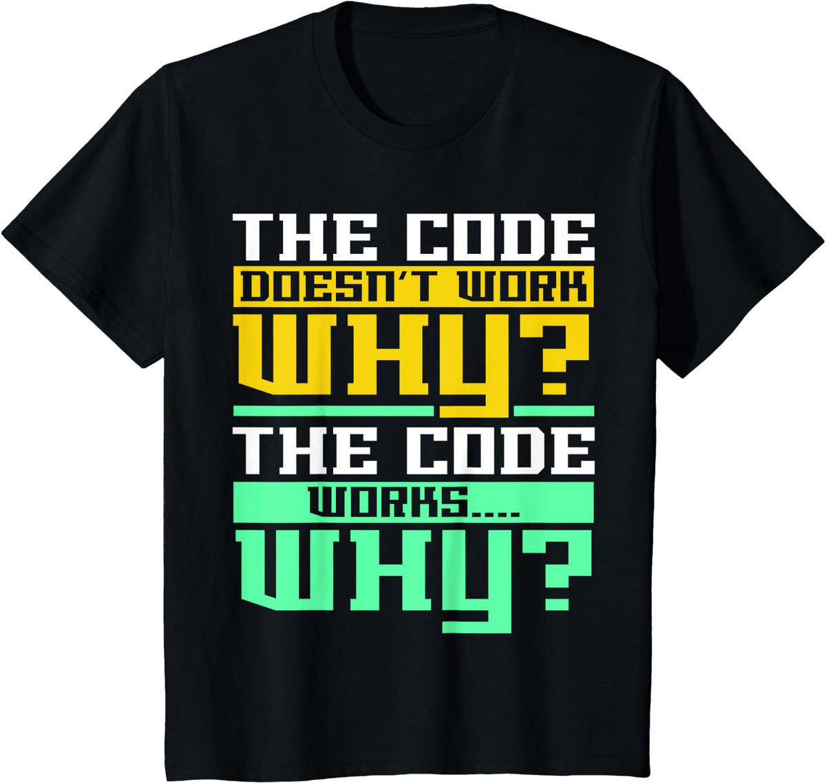 Computer Science Software Engineer T-Shirt - Black