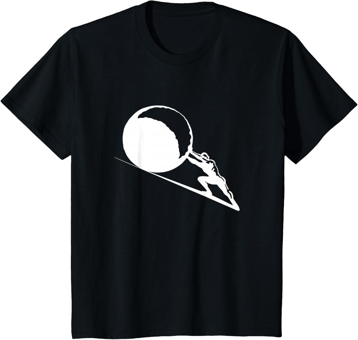 Sisyphus Greek Mythology Sisyphus T-Shirt - Black