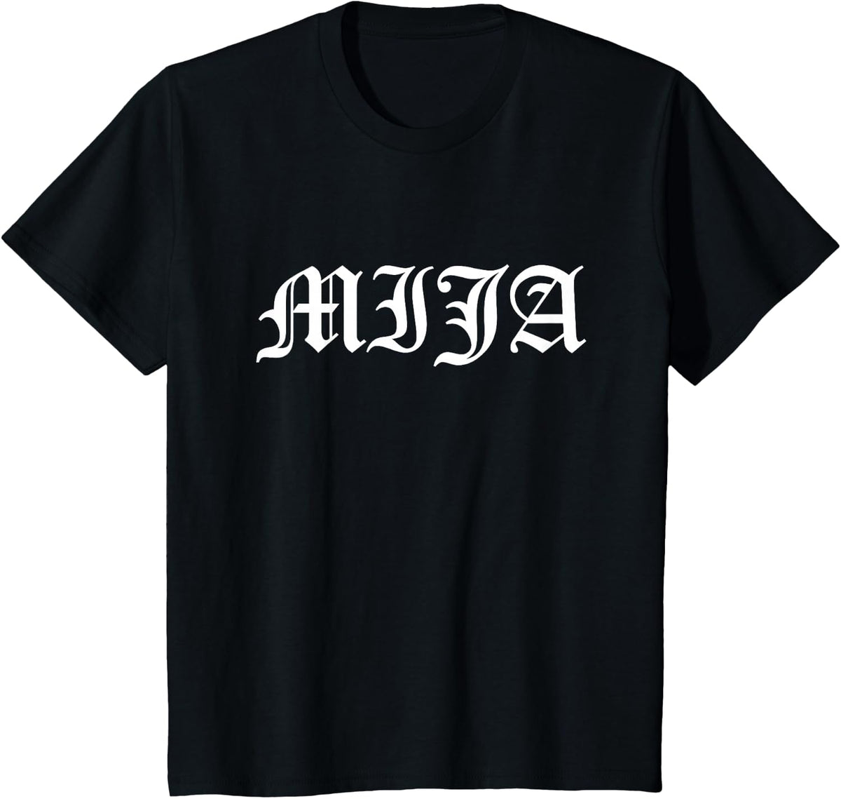 Mija Old English T-Shirt - Black