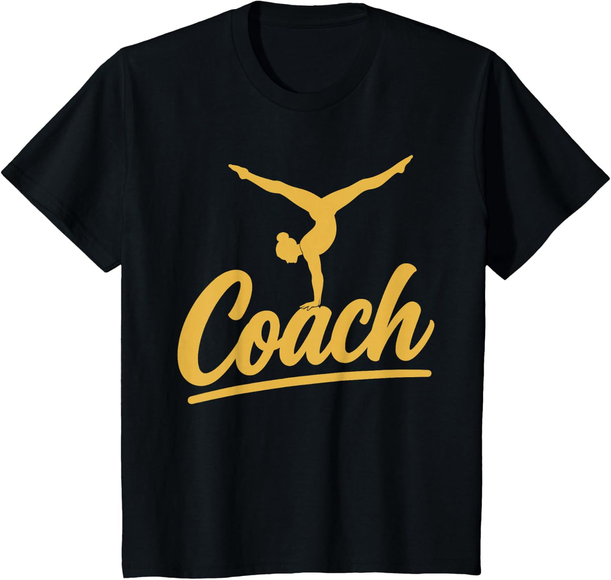 Gymnastics Coach Art for Men Women Kids Gymnastics Coach T-Shirt - Black