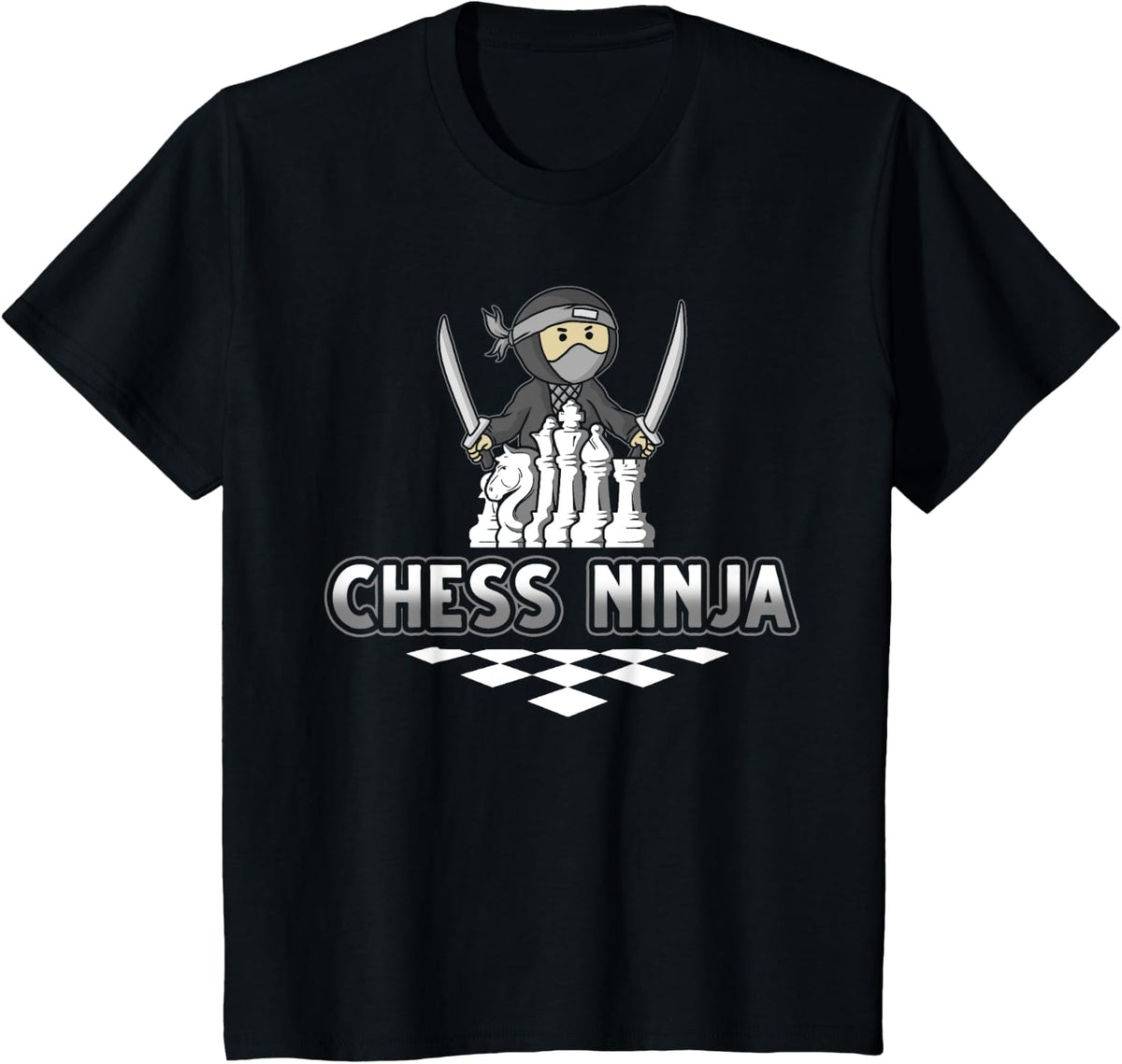 Best Chess Art For Men Women Boys Chess Lover Chess Player T-Shirt - Black