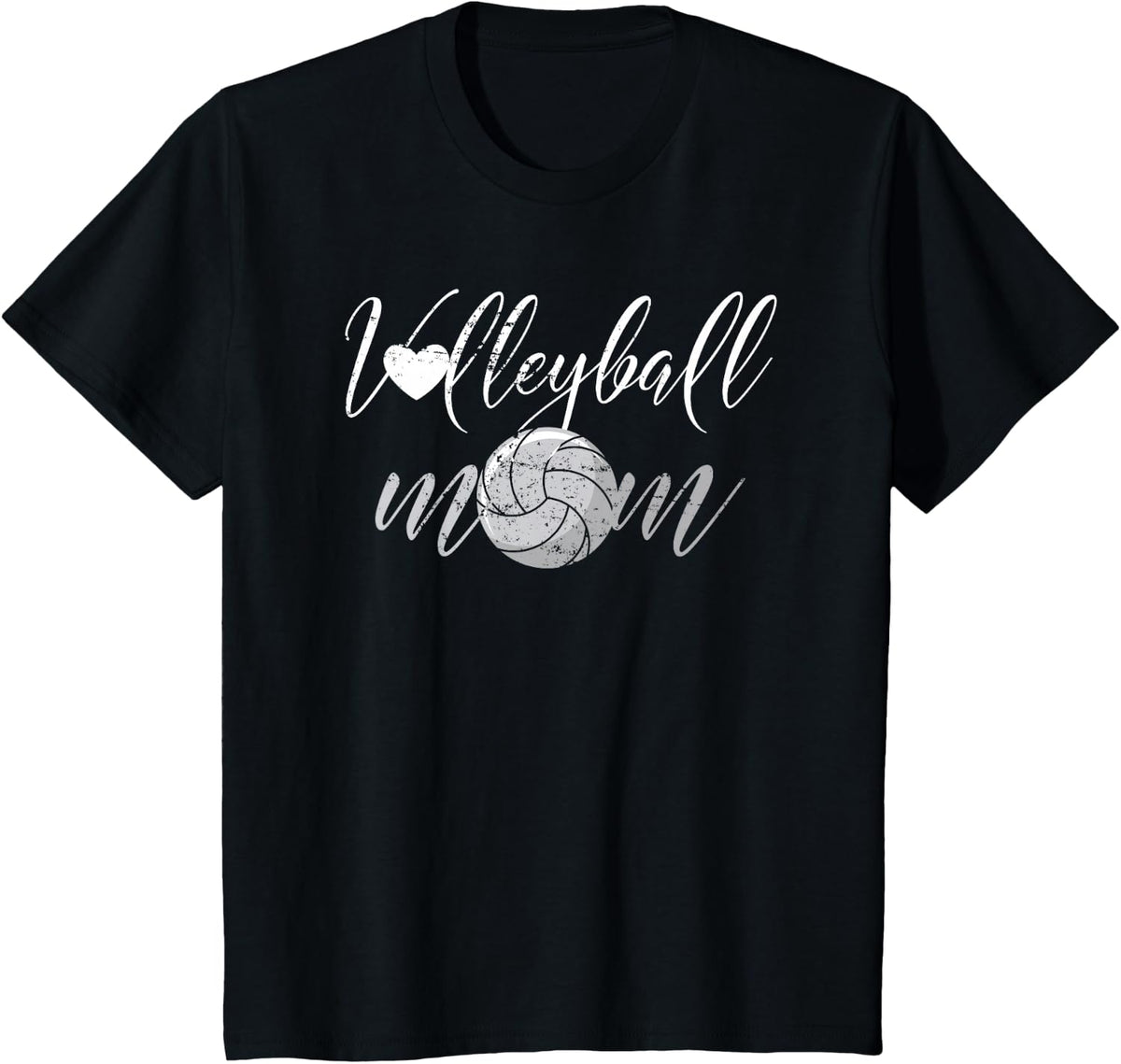 Volleyball Mom Volleyballer Mother's Day T-Shirt Small - Black