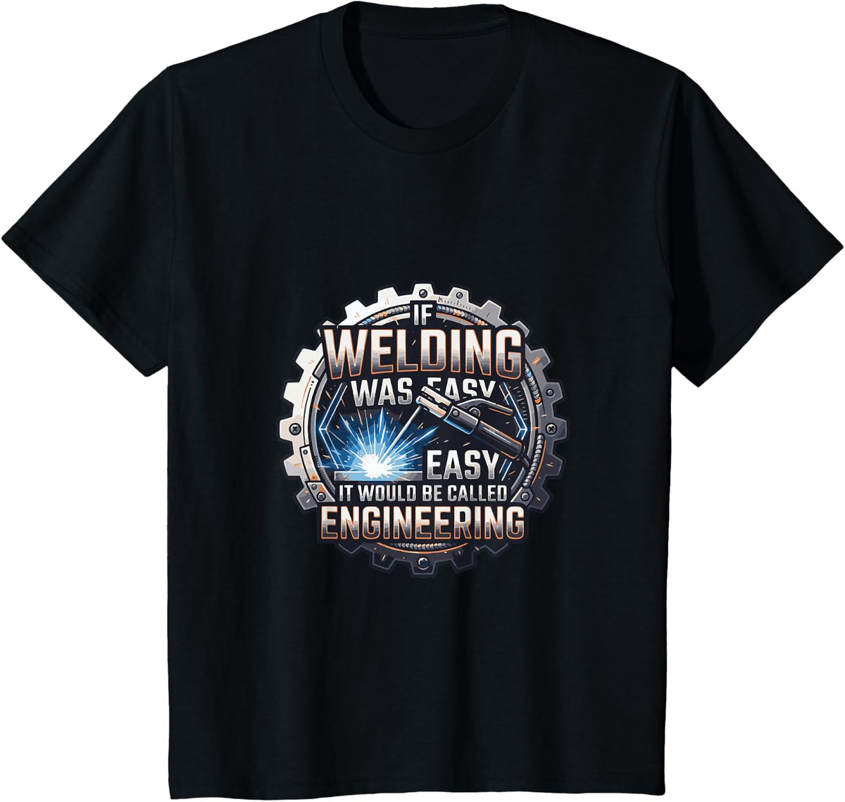 Funny Welding Technician Skilled Welder Workshop Engineering T-Shirt - Black