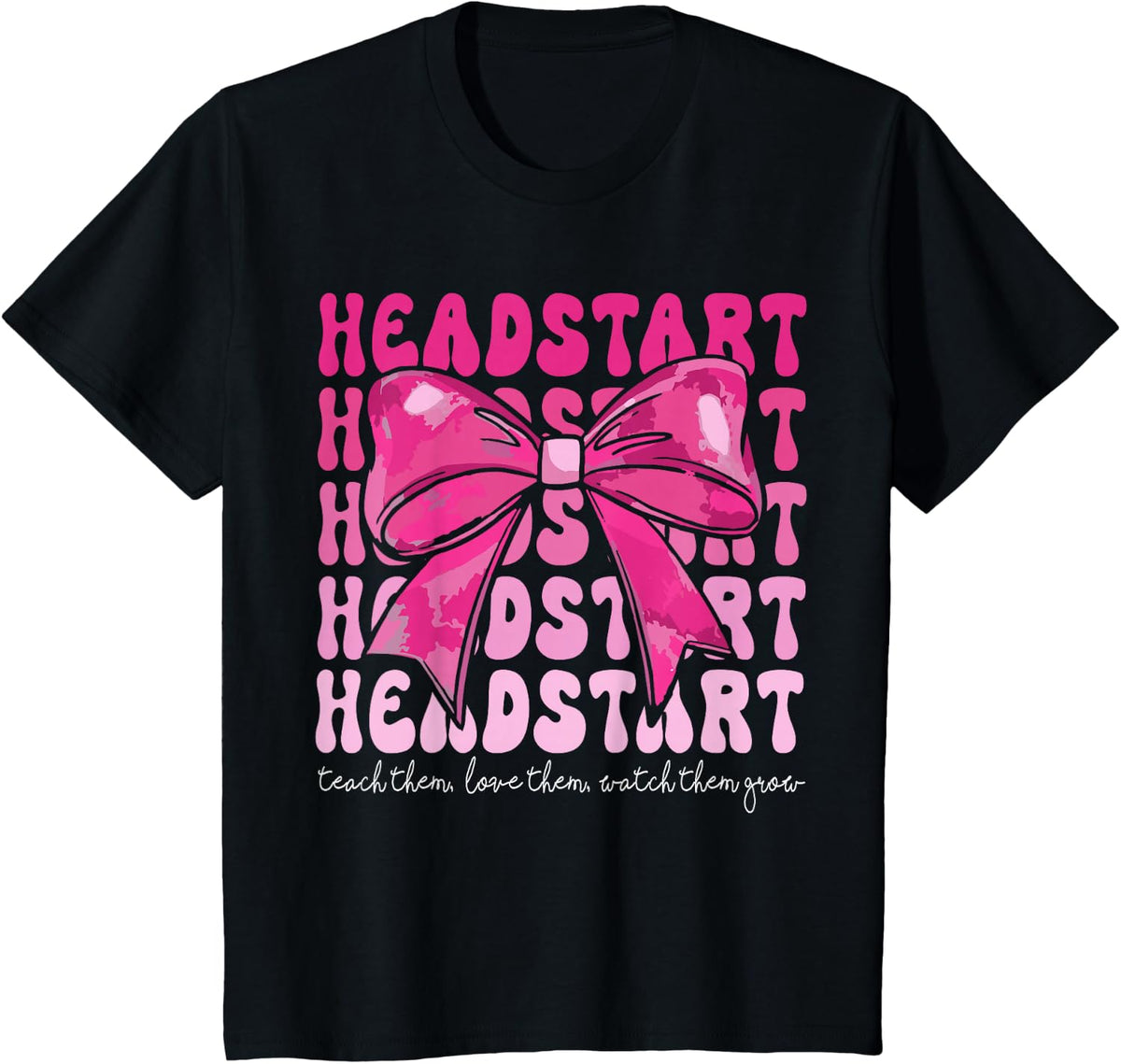 Headstart Teacher Early Childhood Educator T-Shirt - Black
