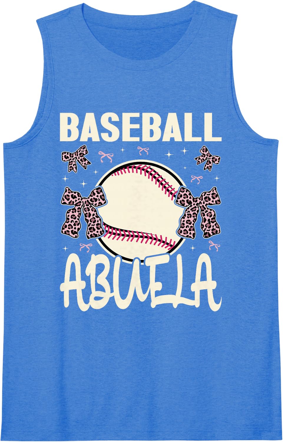 Women's Baseball Lover Player Cute Grandma Grandmother Women Abuela Tank Top - Royal Blue
