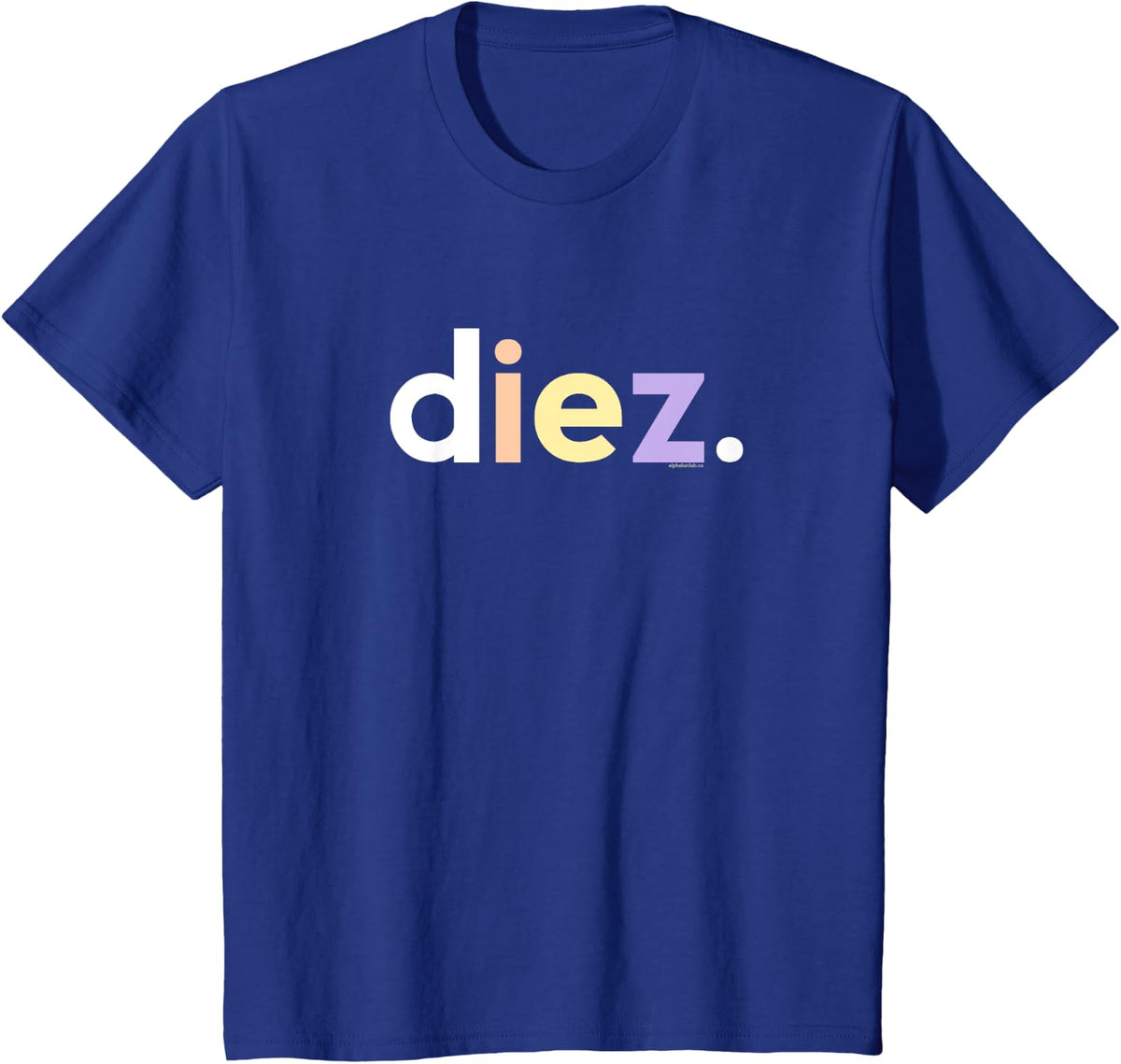 Kids 10th Birthday Shirt Girl 10 Diez Anos | Ten Spanish Gift T-Shirt - Royal Blue