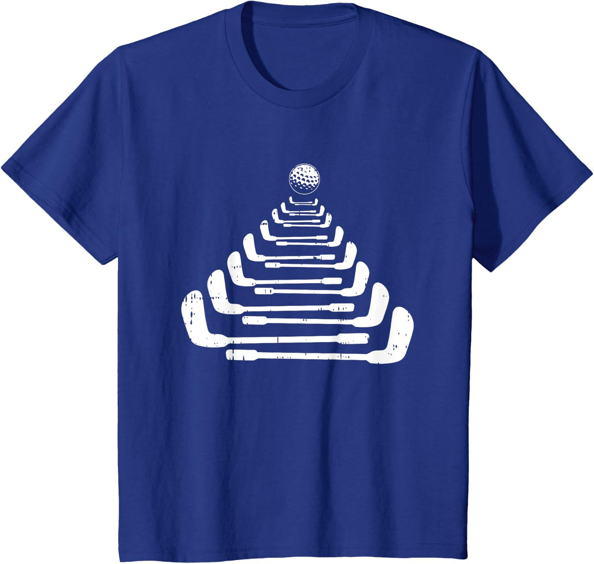 Golf Christmas Tree Pajama Cool X-Mas Golfing Golfer T-Shirt - Royal Blue