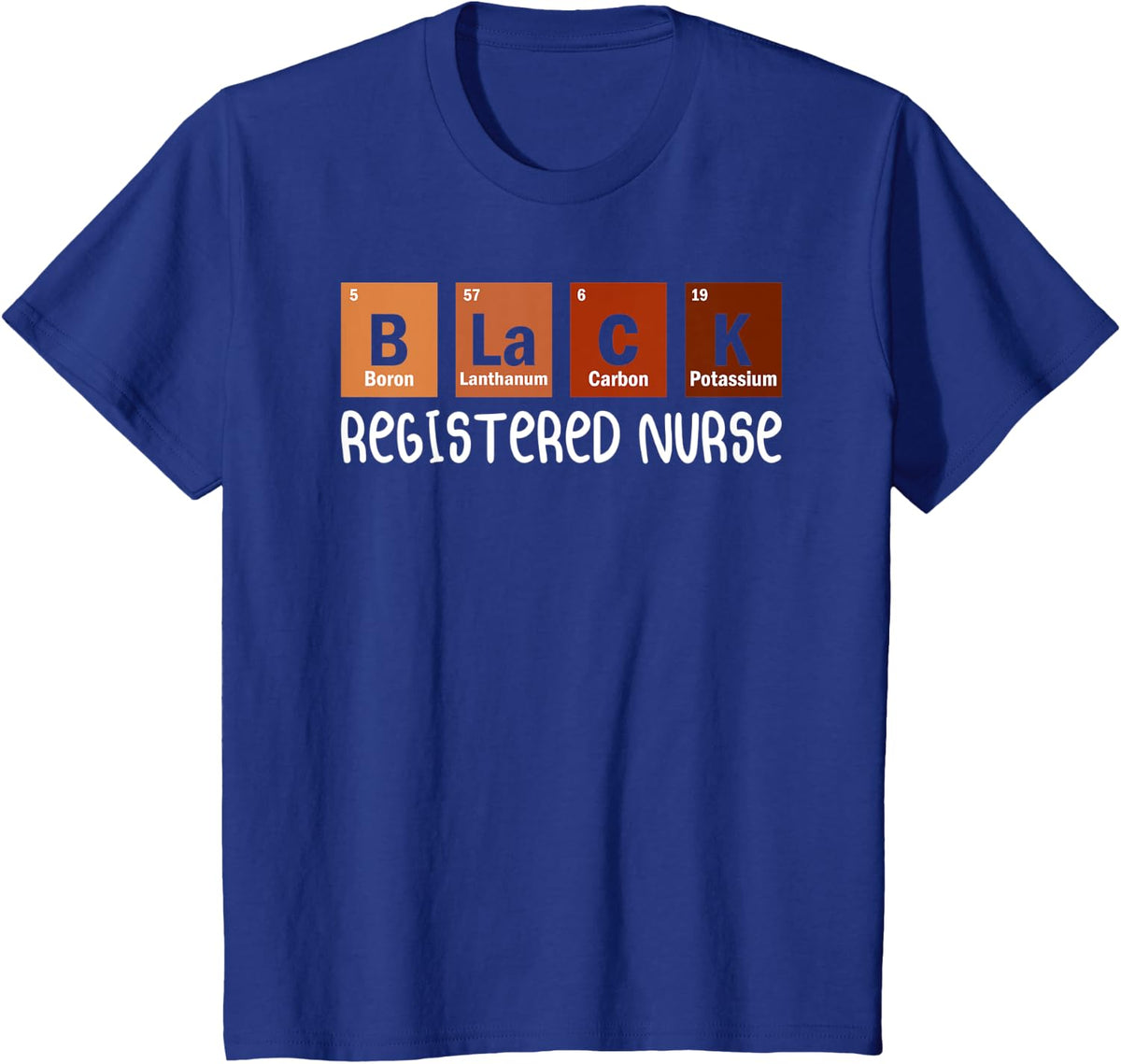RN Registered Nurse Nurses Day T-Shirt - Royal Blue