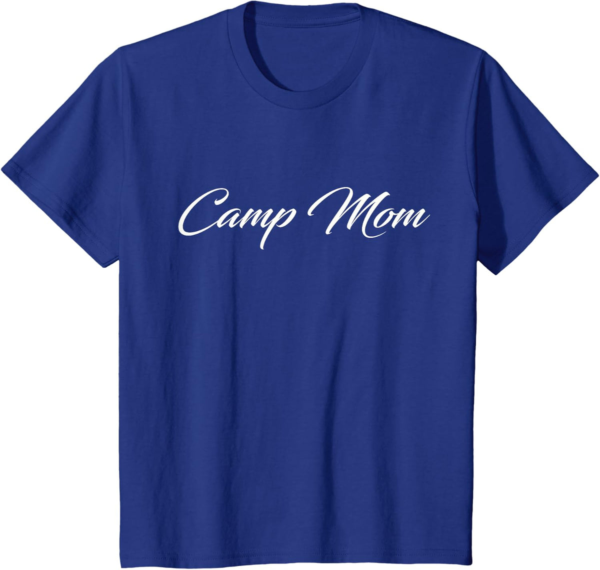 Camp Mom T-Shirt - Royal Blue