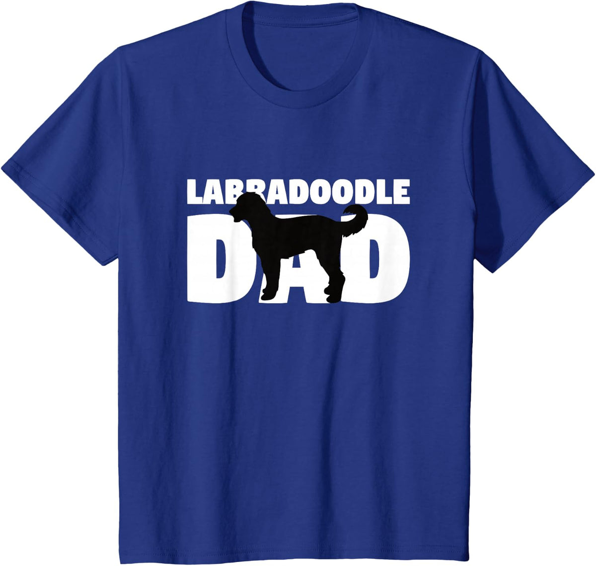 Gift for Dog Father 'Labradoodle Dad' Funny Labradoodle Men Women Kids T-Shirt - Royal Blue