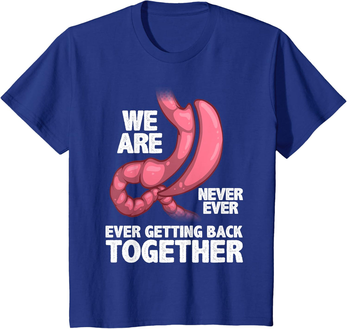 Funny Bariatric Surgery For Men Women Cool VSG Weight Loss T-Shirt - Royal Blue