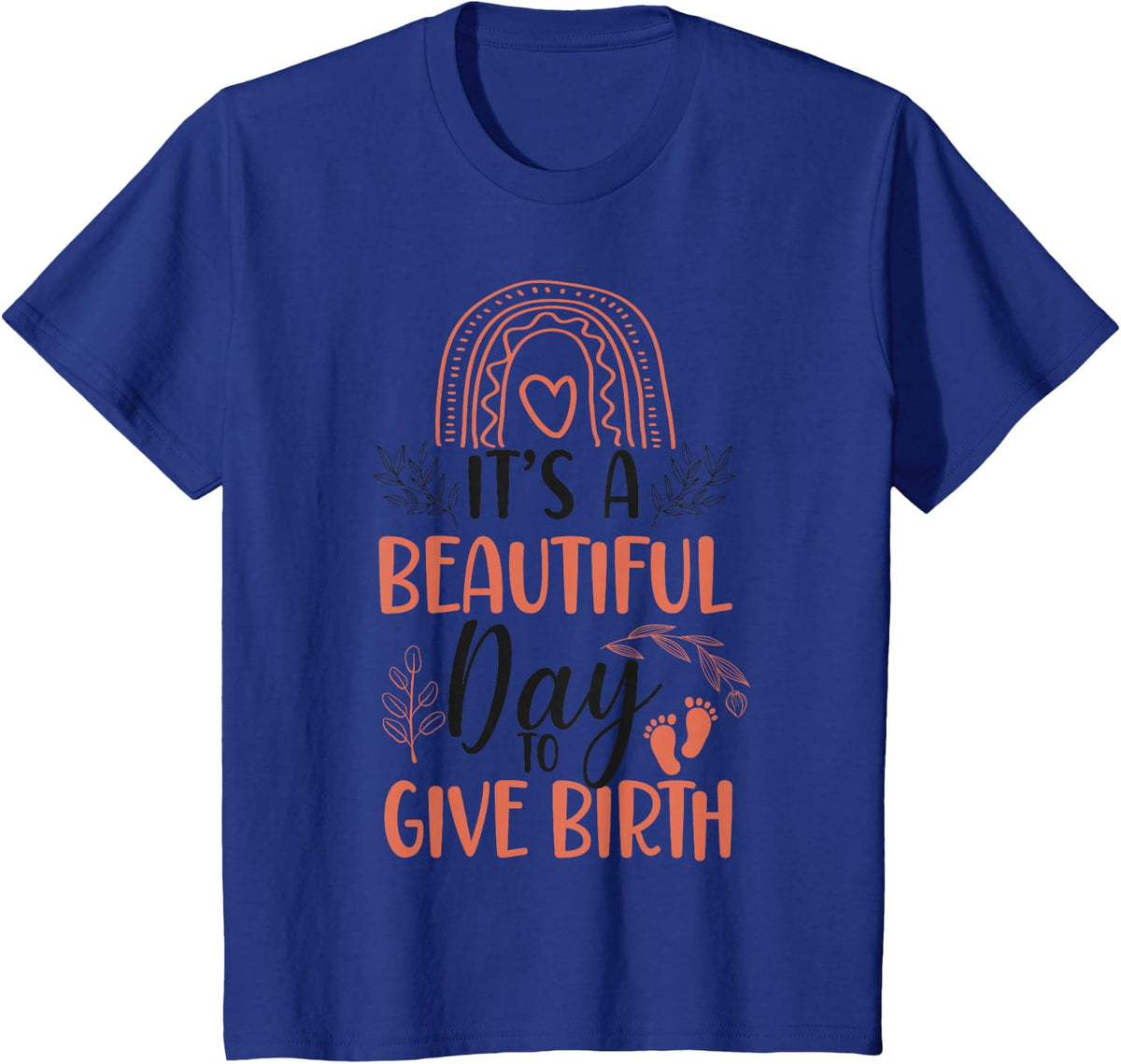 LD Labour And Delivery Nurse Midwife Birth Worker Doula T-Shirt - Royal Blue