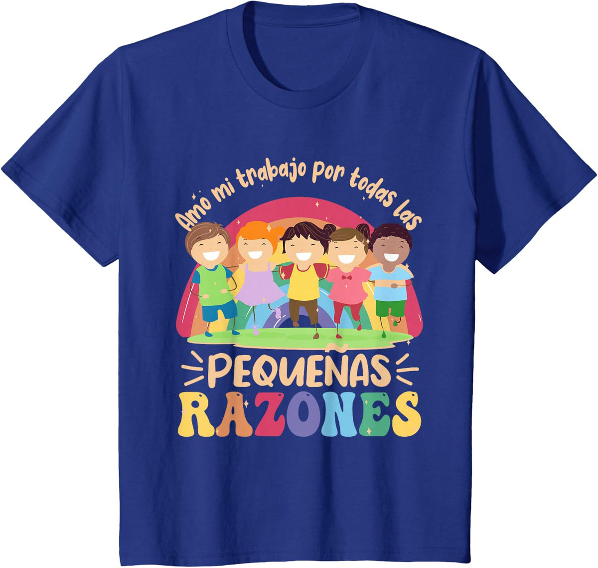 Espanol Maestra Hispanic Teacher Spanish Teacher T-Shirt - Royal Blue