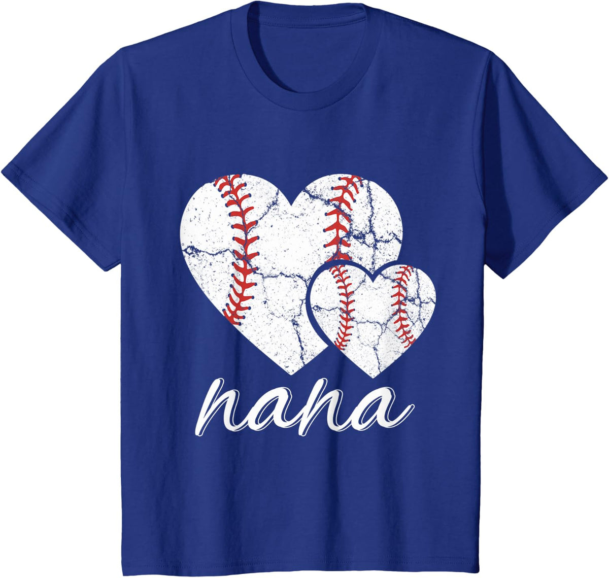 Baseball Nana Mother's Day Baseball Gift T-Shirt - Royal Blue
