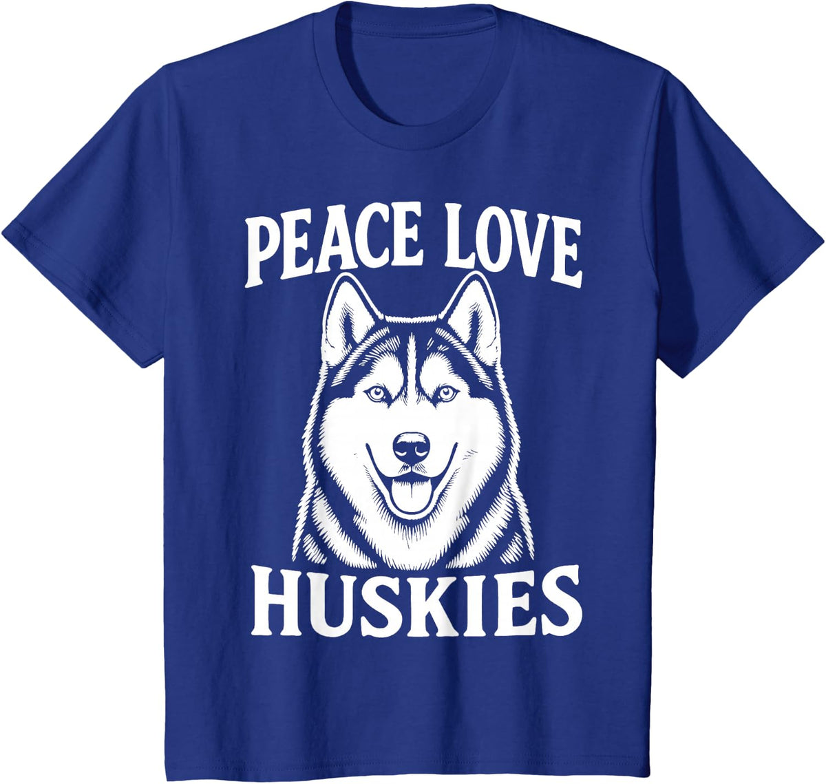 Funny Siberian Husky Lover T-Shirt - Royal Blue
