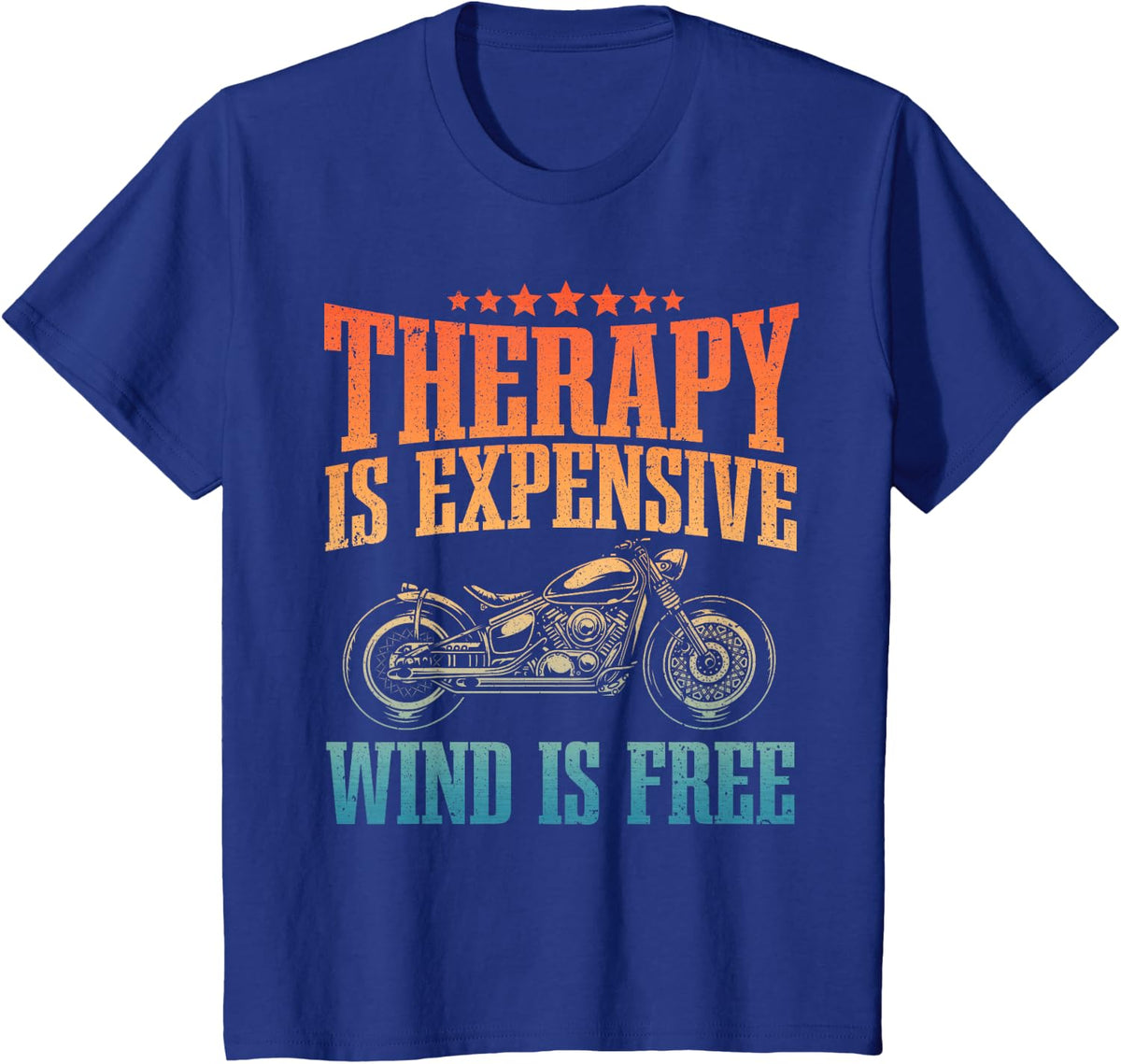 Cool Motorcycle For Men Women Motorcycle Lovers Bike Rider T-Shirt - Royal Blue