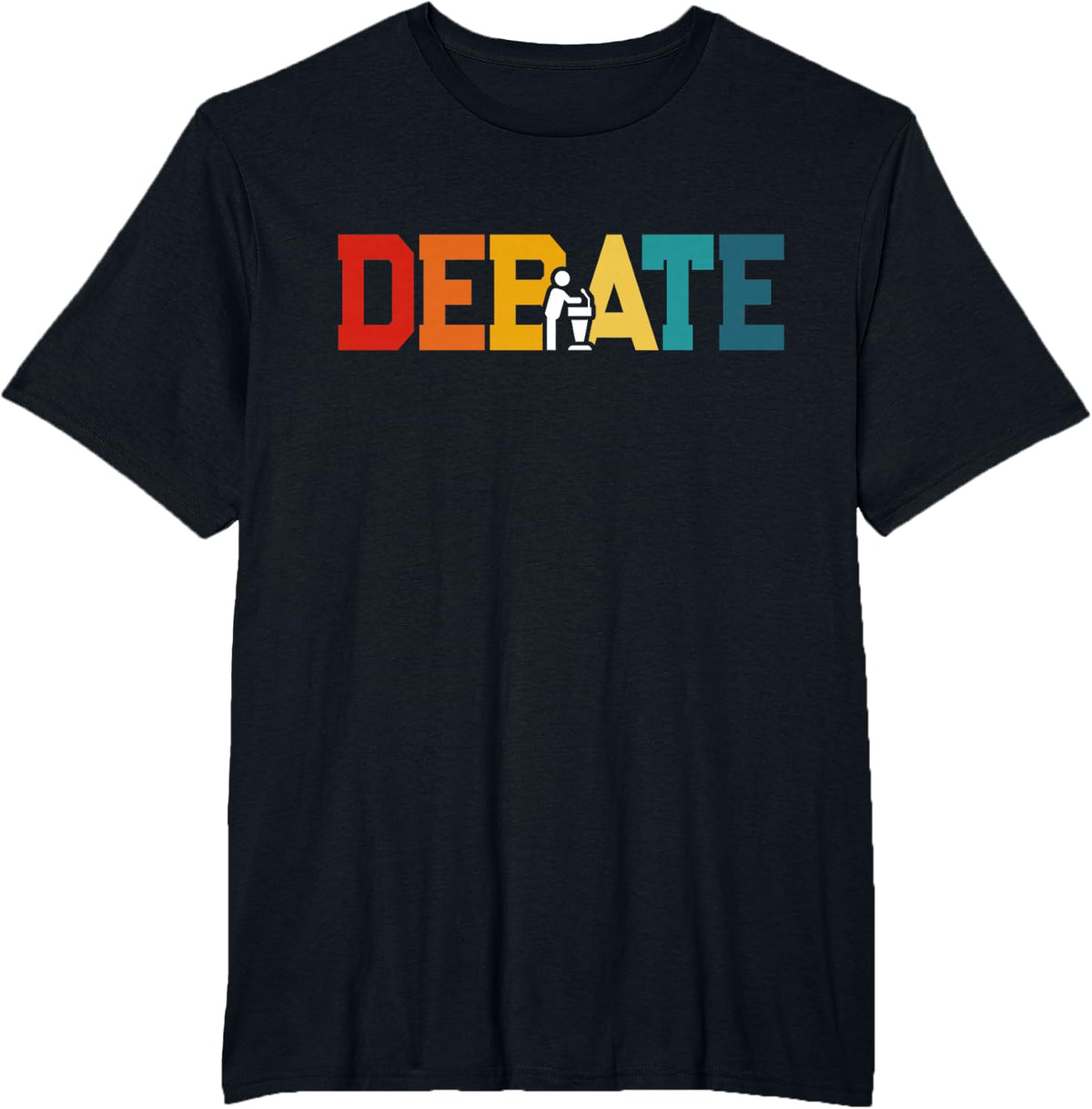 Vintage Debate T-Shirt - Black