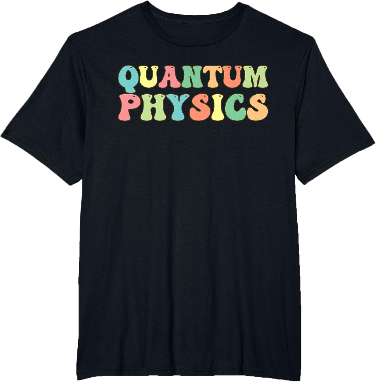 Quantum Physics Experiment Physicist T-Shirt - Black