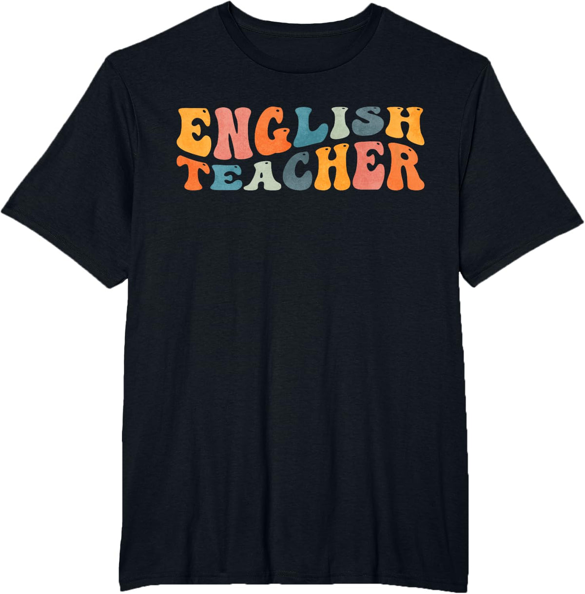 Groovy English Teacher Grammar Literature Teaching T-Shirt - Black