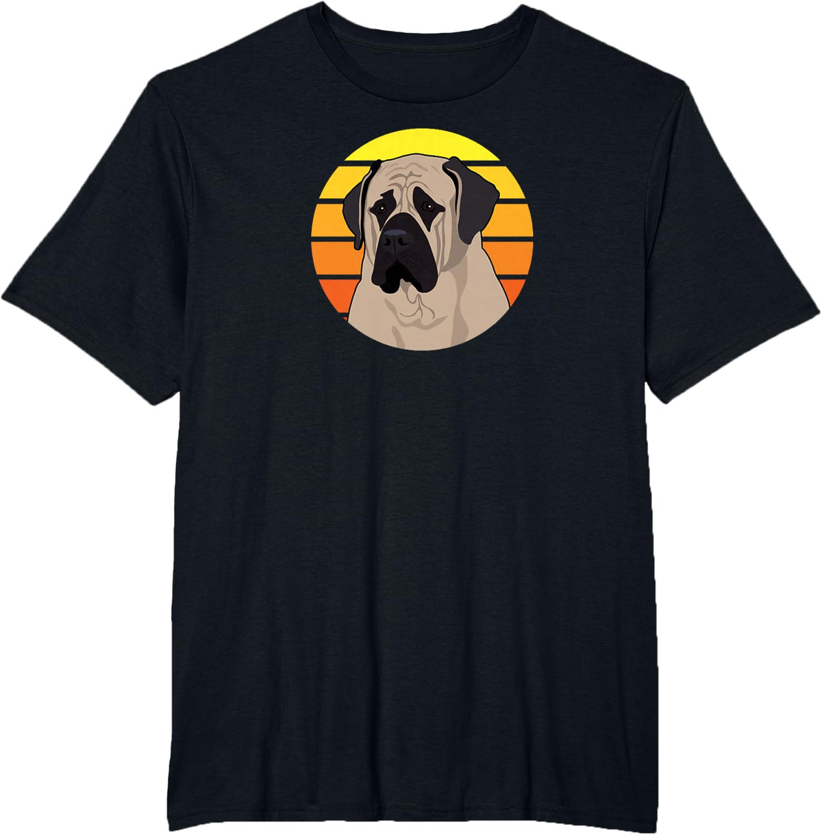 English Mastiff Dog Lover Gift T-Shirt - Black