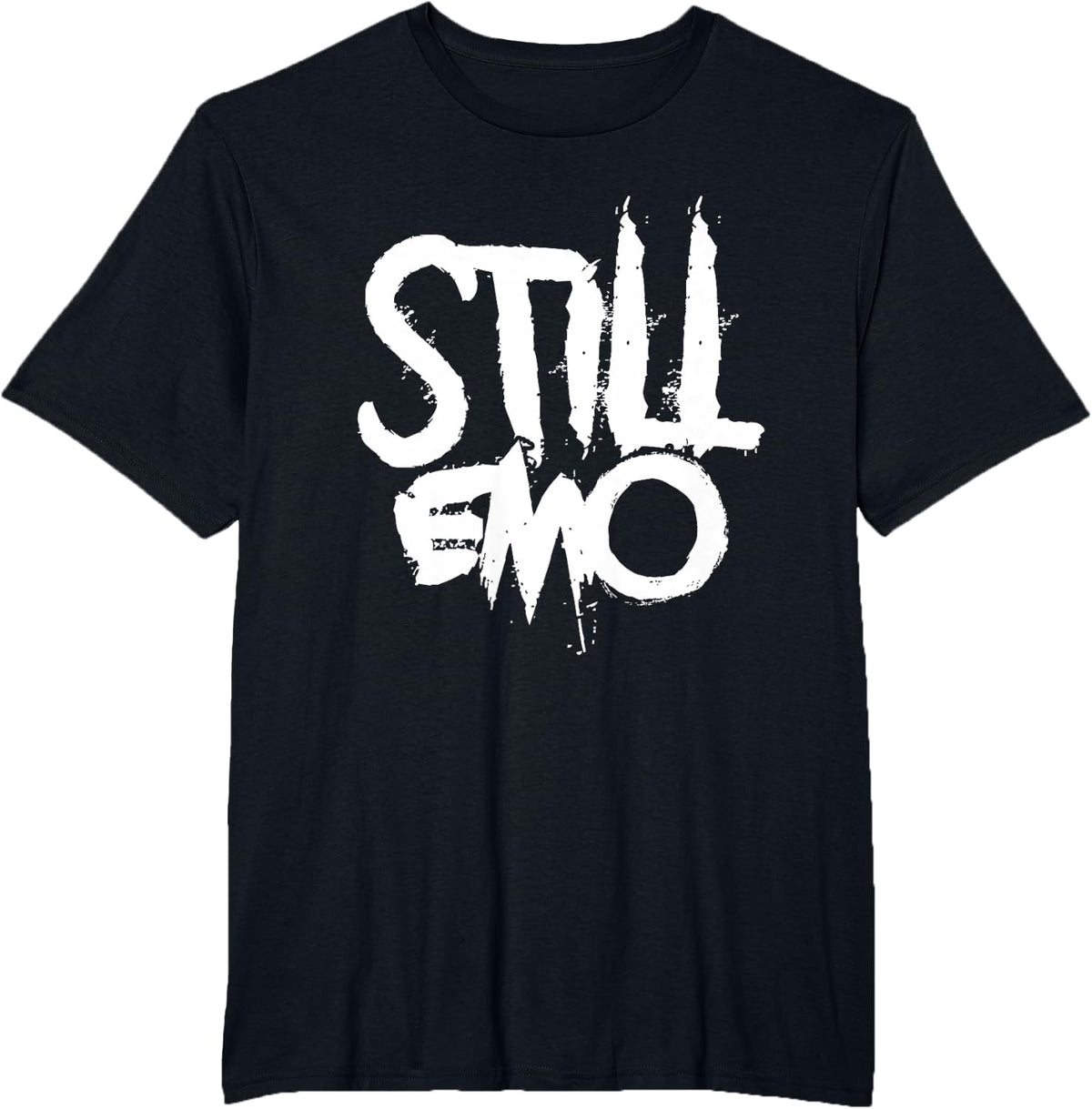 Cute Still Emo Goth 80's and 90's Music Band Lover T-Shirt - Black