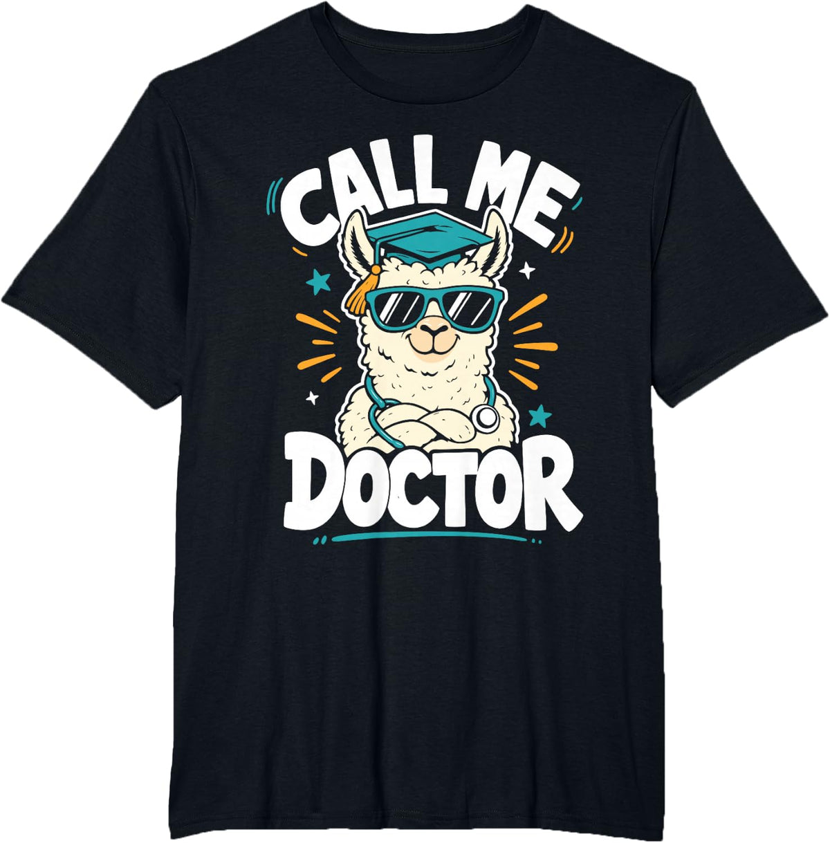Doctoral Degree Call Me Doctor Degree Dissertation T-Shirt - Black