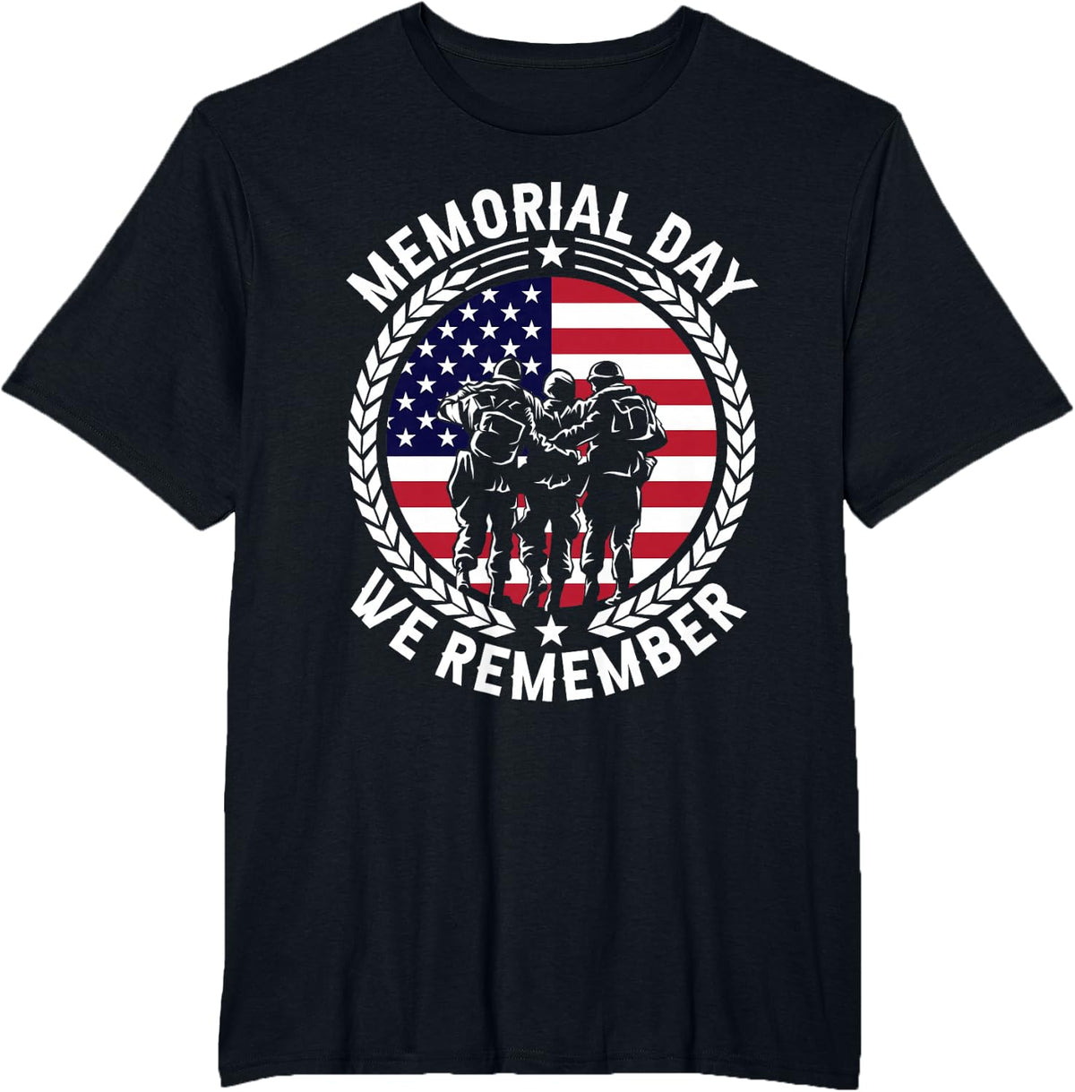 Never Forget Memorial Day T-Shirt - Black