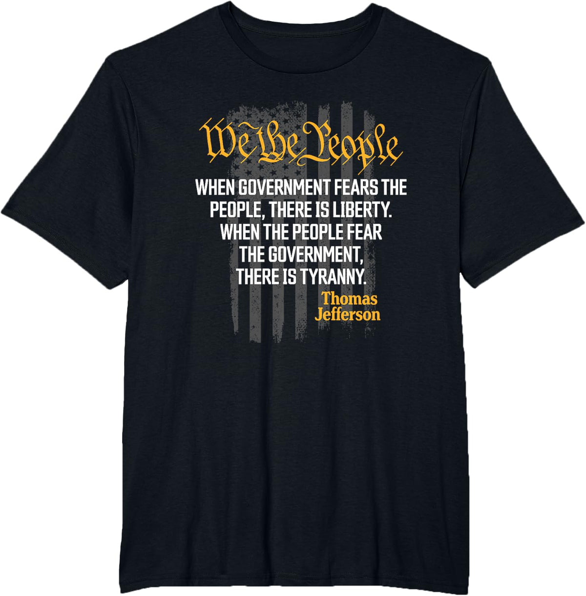 Quotes T-Shirt - Black