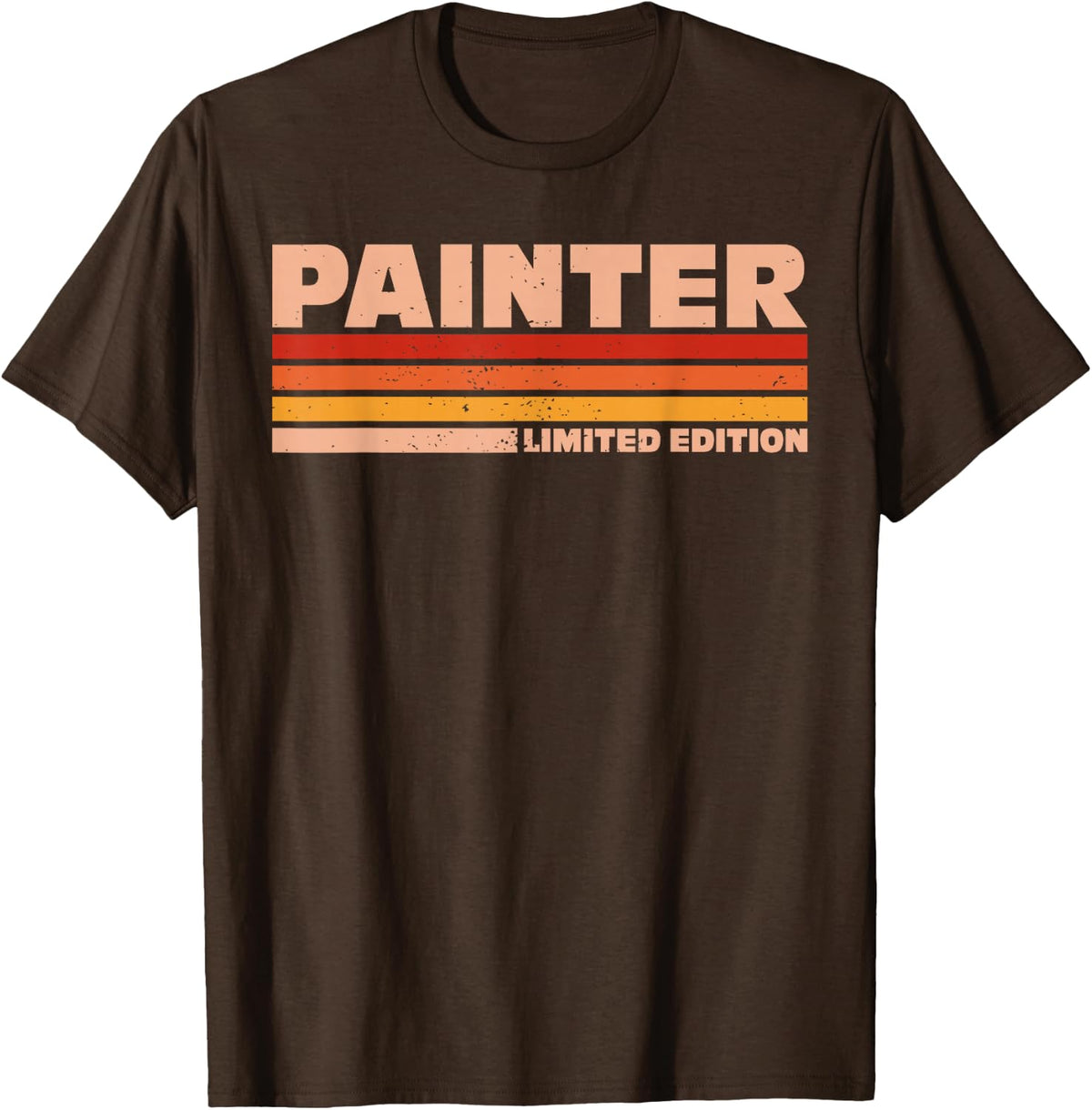 Painter Retro Sunrise T-Shirt - Brown
