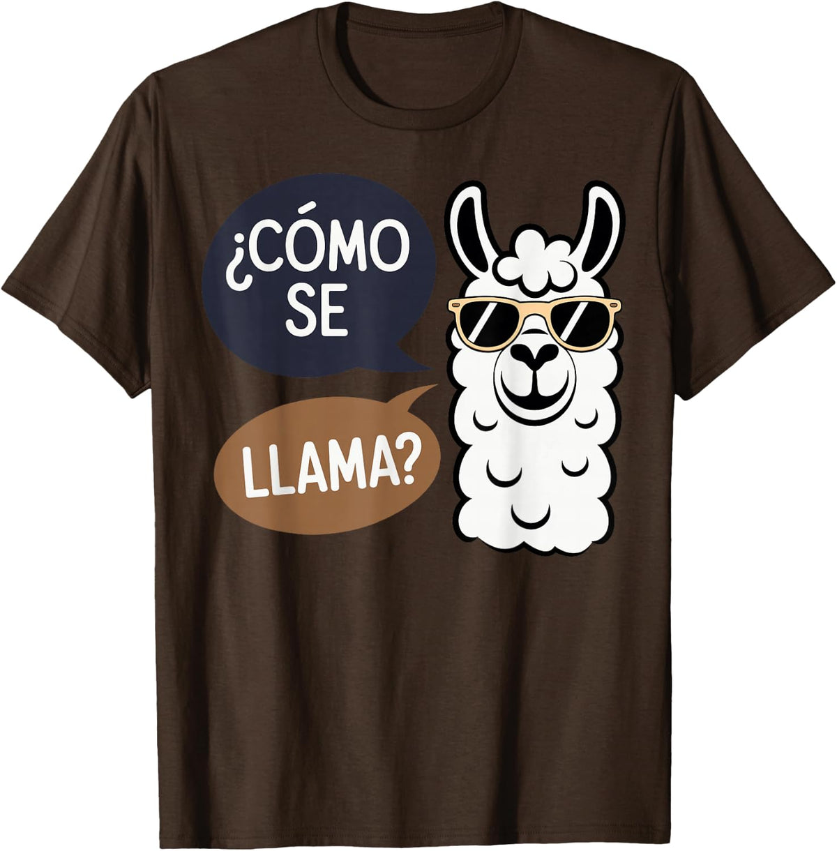 Como Se Llama - English As A Second Language ESL Teacher T-Shirt - Brown