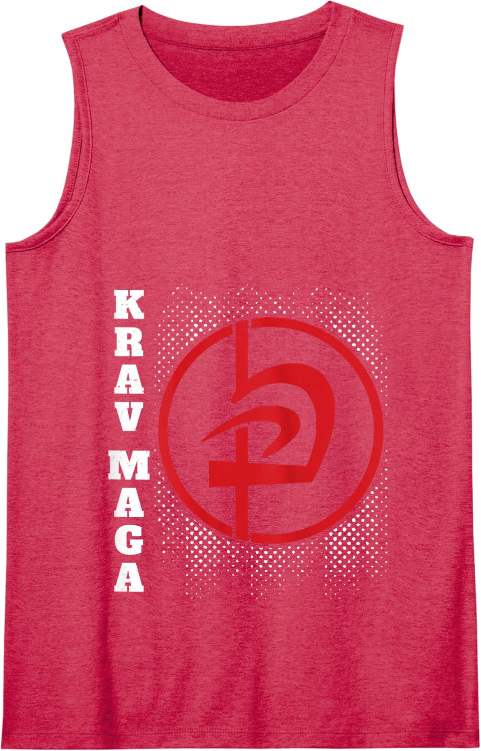 Krav Maga Apparel Israeli Self Defense System Krav Maga Tank Top - Red