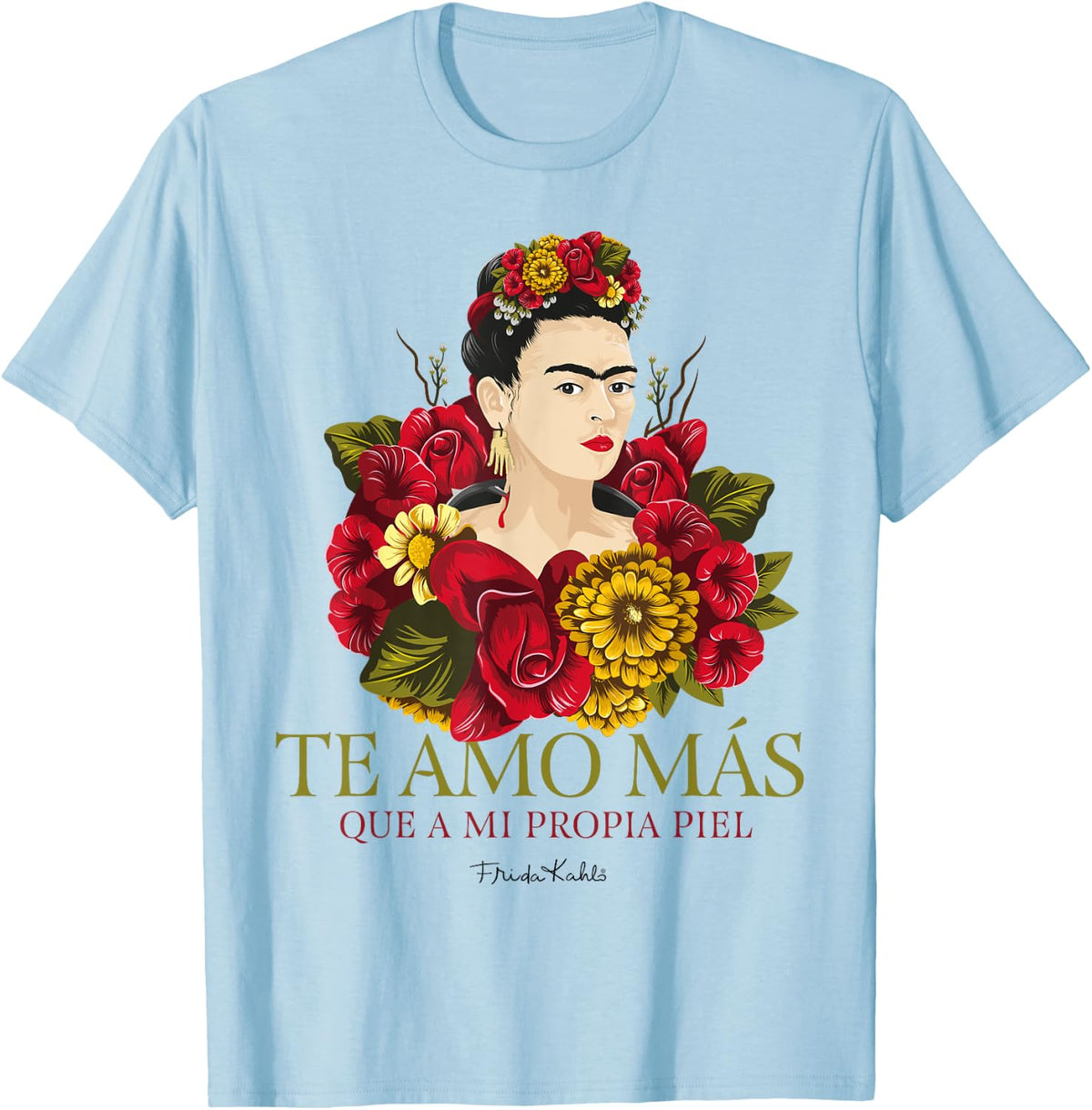 Frida Kahlo - Variety of items T-Shirt - Baby Blue