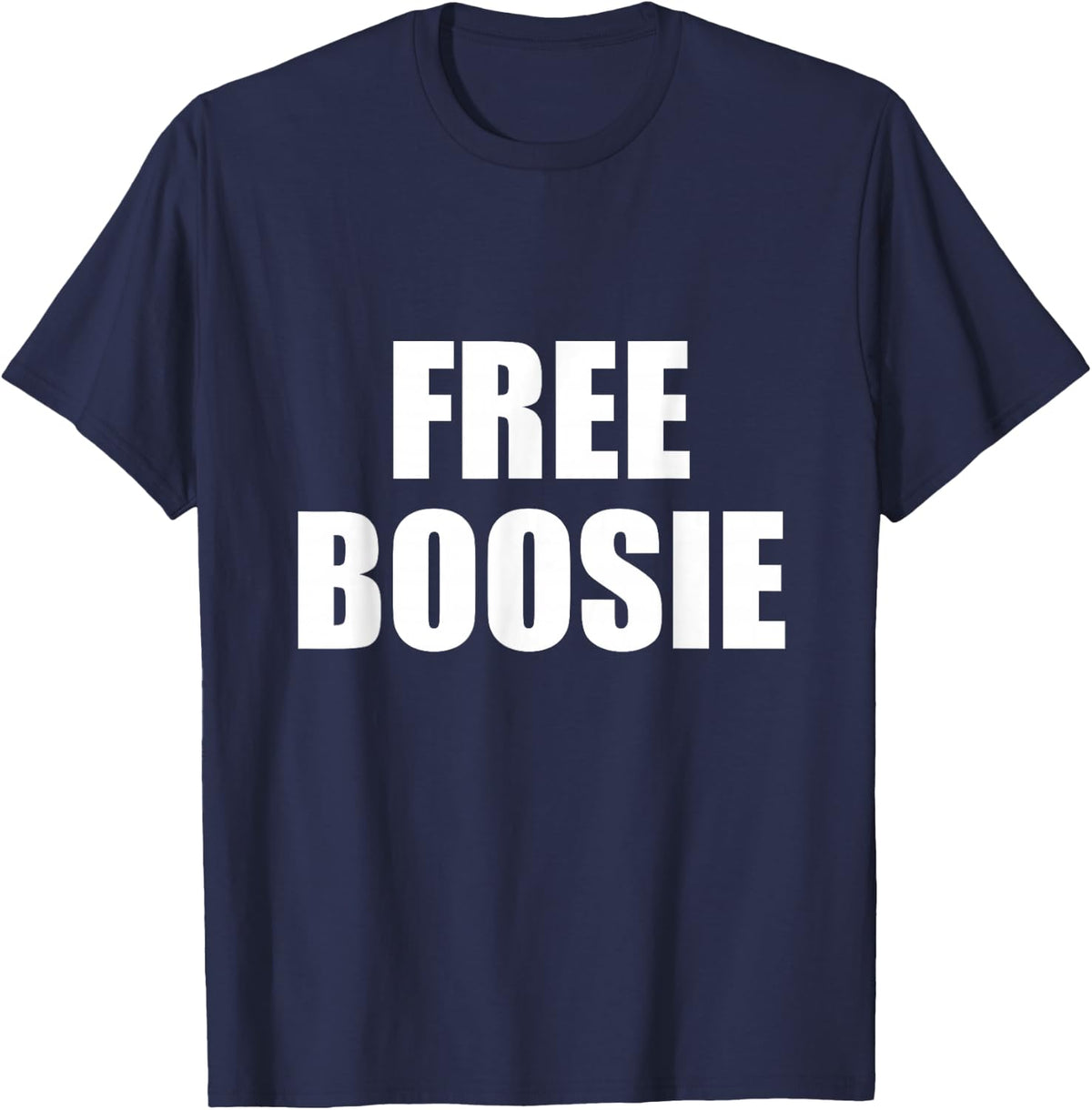 Free Boosie Lil Badazz T-Shirt - Navy Blue